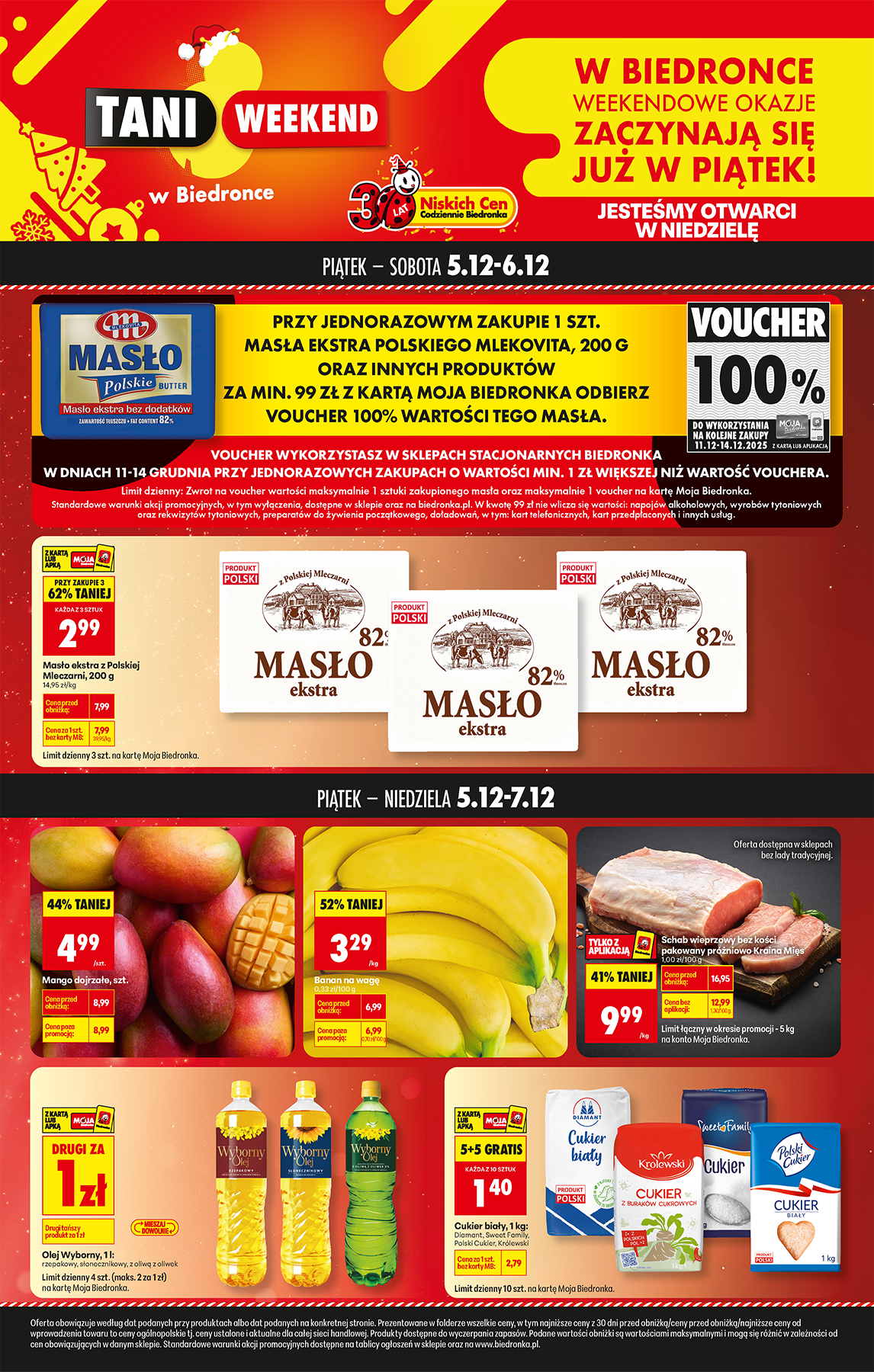 biedronka - Gazetka Biedronka - Tani weekend - ważna od 05.12. do 06.12.