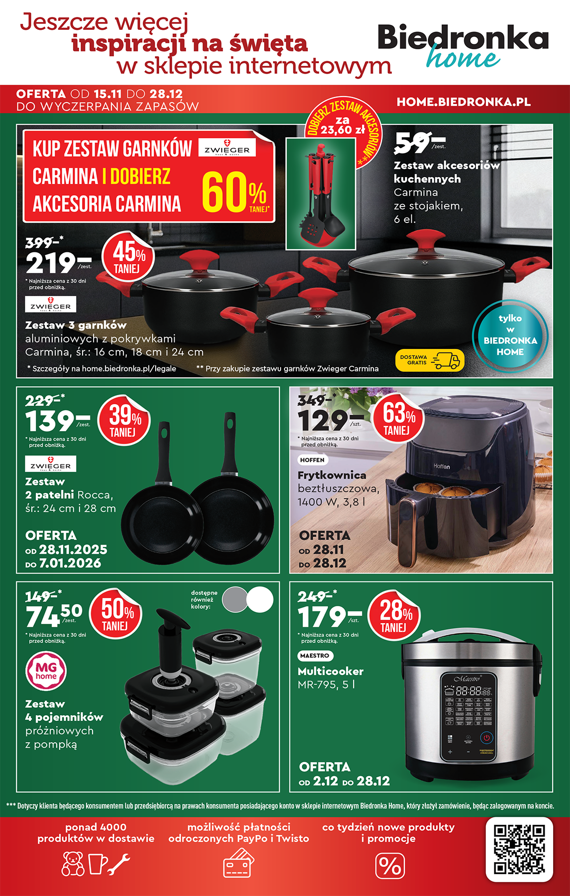 biedronka - Gazetka Biedronka - Home - ważna od 15.11. do 28.12. - page: 3