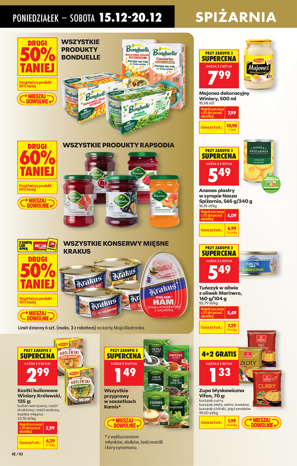 biedronka - Gazetka Biedronka - ważna od 15.12. do 20.12. - page: 48