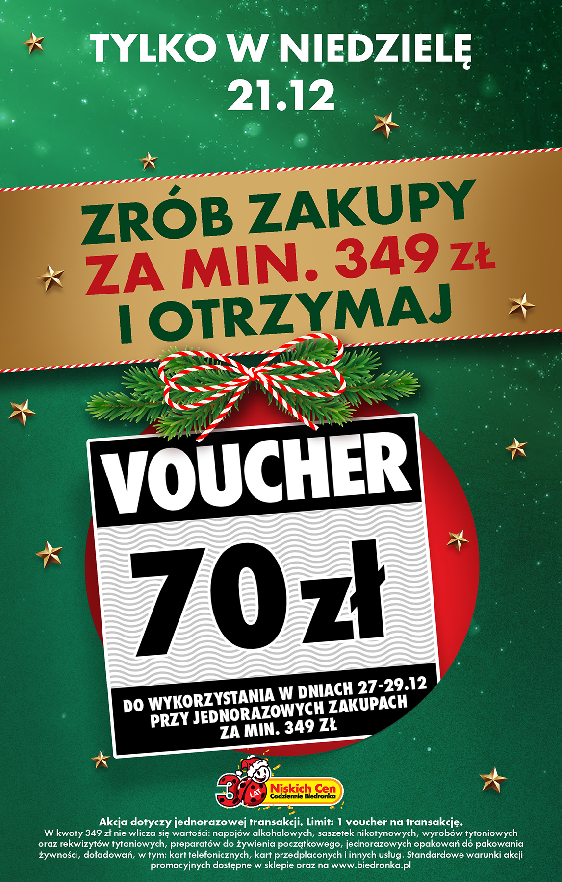 biedronka - Gazetka Biedronka - Najtańsza niedziela - ważna od 21.12. do 21.12. - page: 2