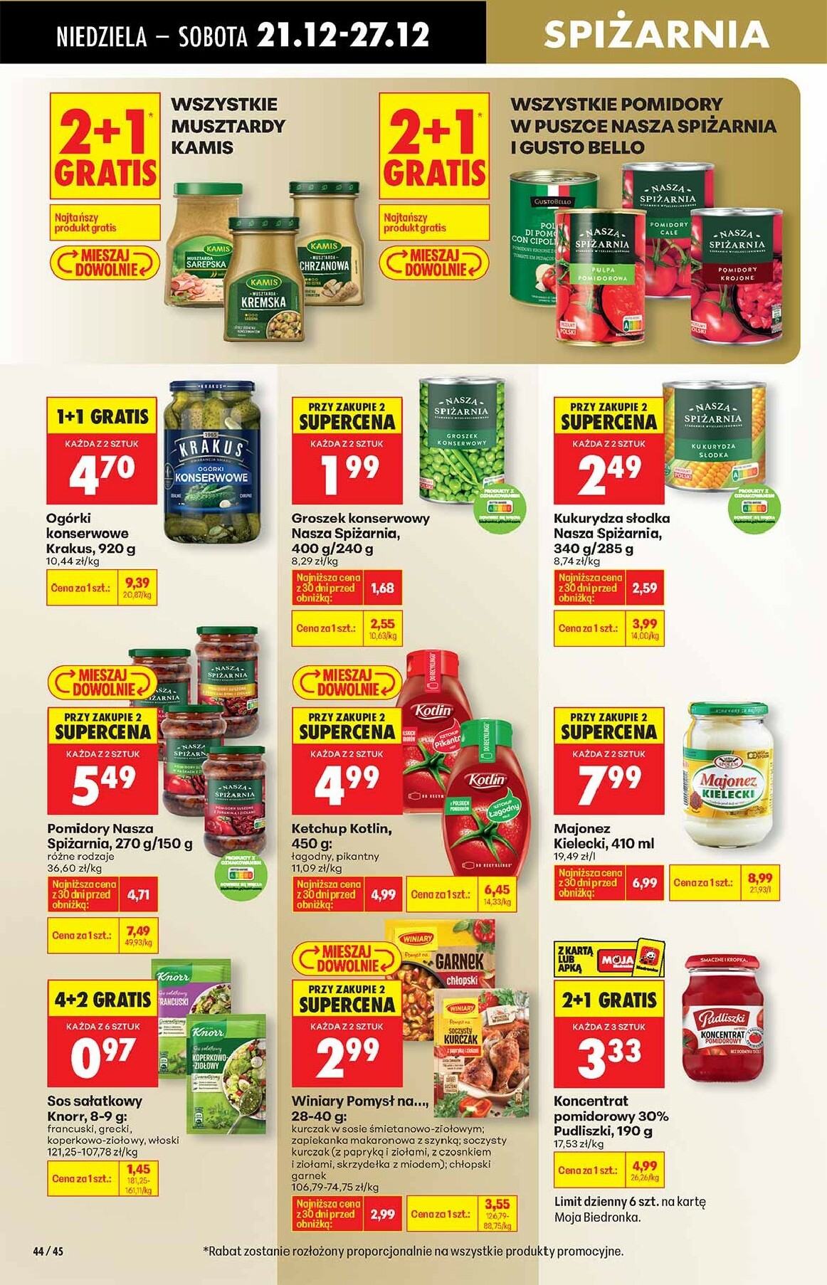 biedronka - Gazetka Biedronka - ważna od 21.12. do 27.12. - page: 44