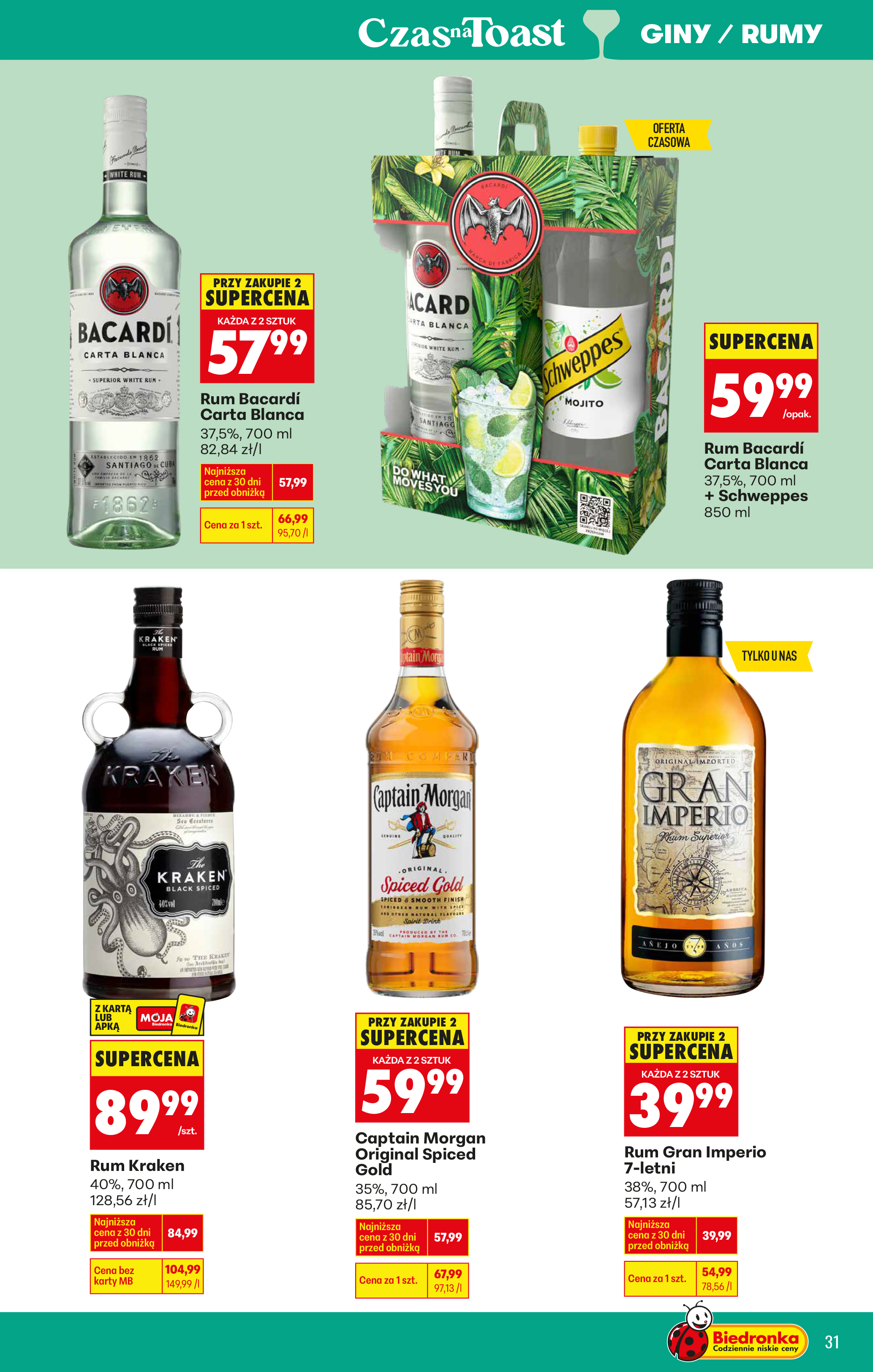 biedronka - Gazetka Biedronka - Czas na Toast - ważna od 27.12. do 10.01. - page: 31