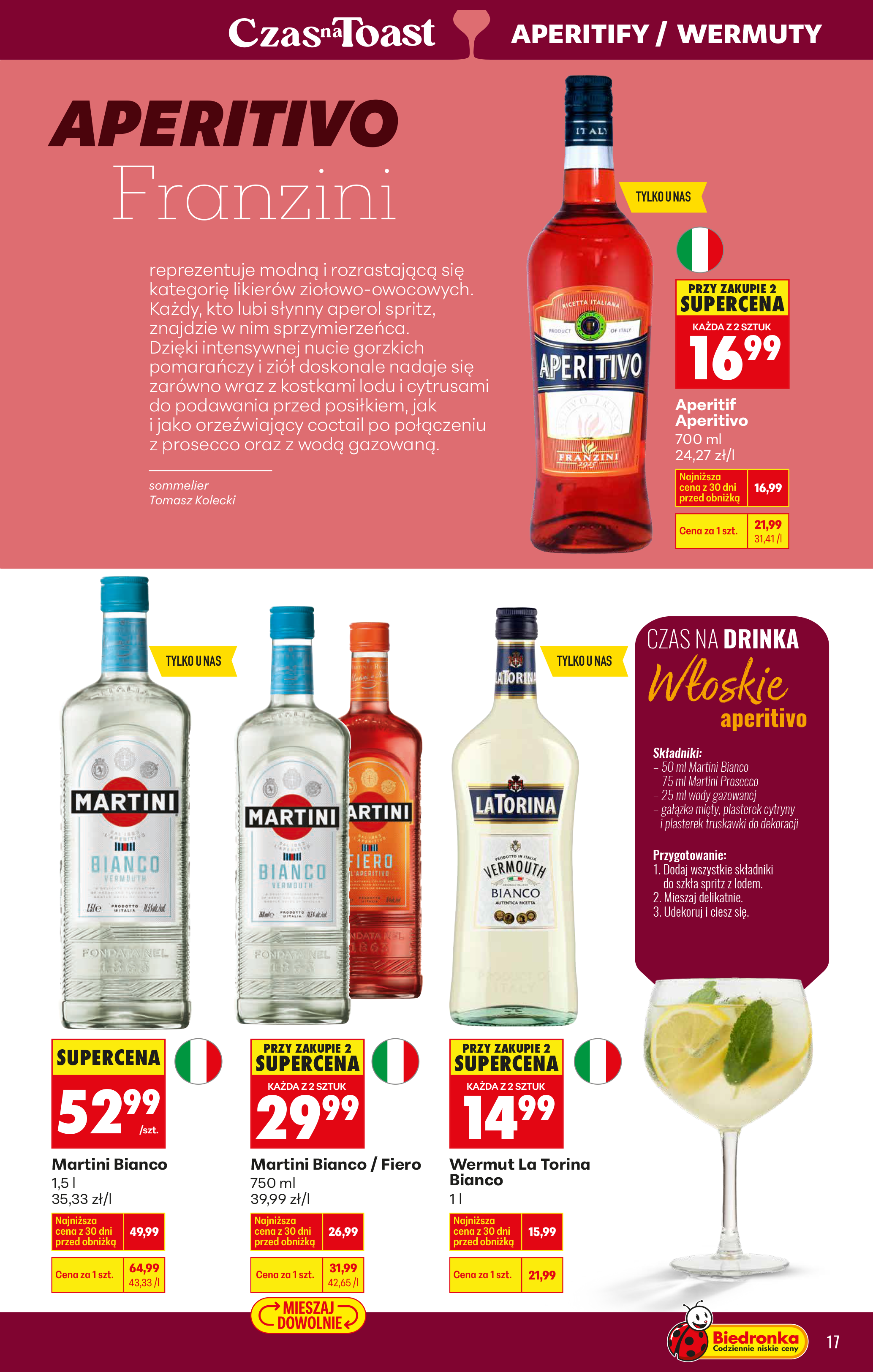 biedronka - Gazetka Biedronka - Czas na Toast - ważna od 27.12. do 10.01. - page: 17