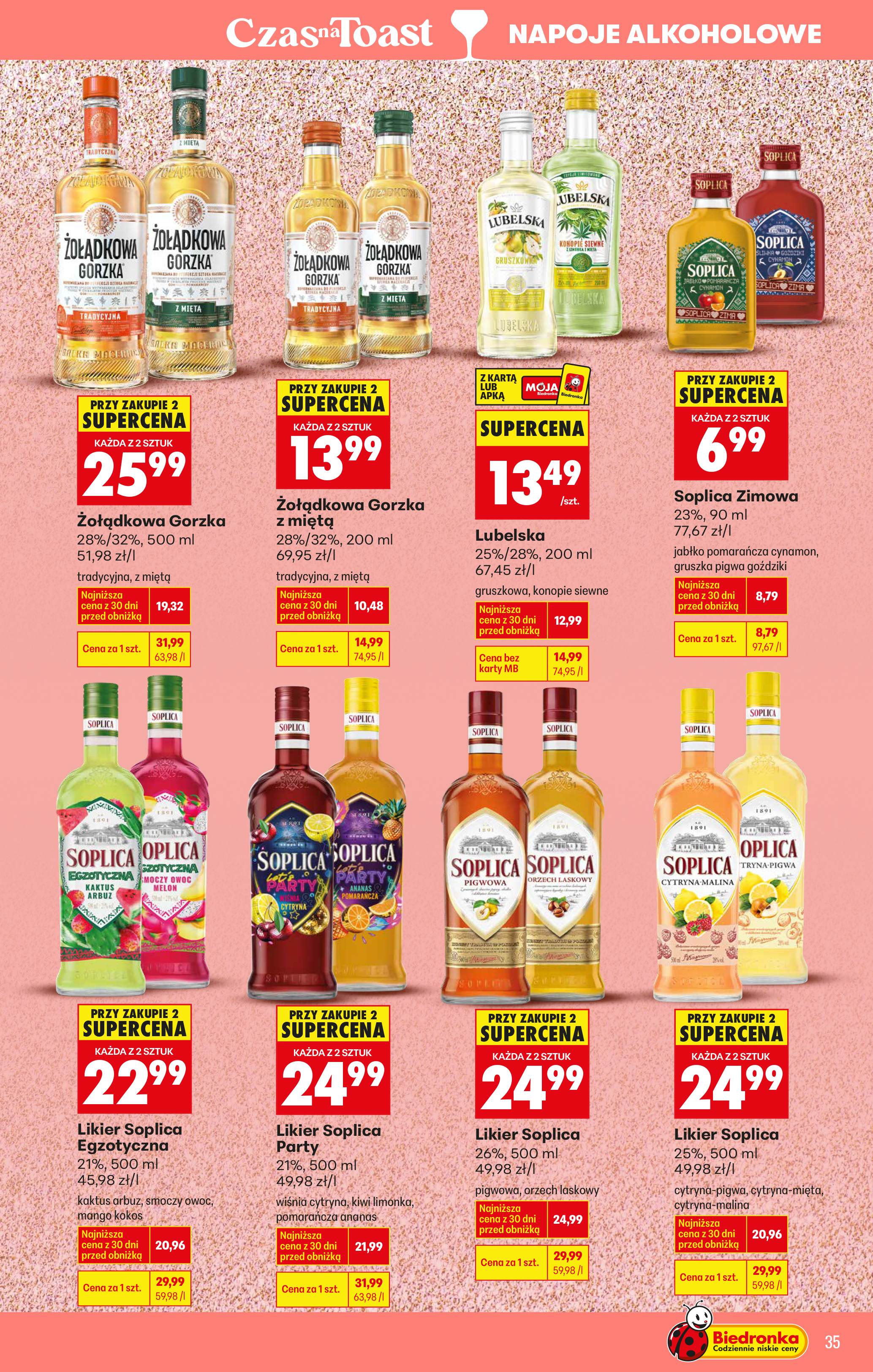biedronka - Gazetka Biedronka - Czas na Toast - ważna od 27.12. do 10.01. - page: 35