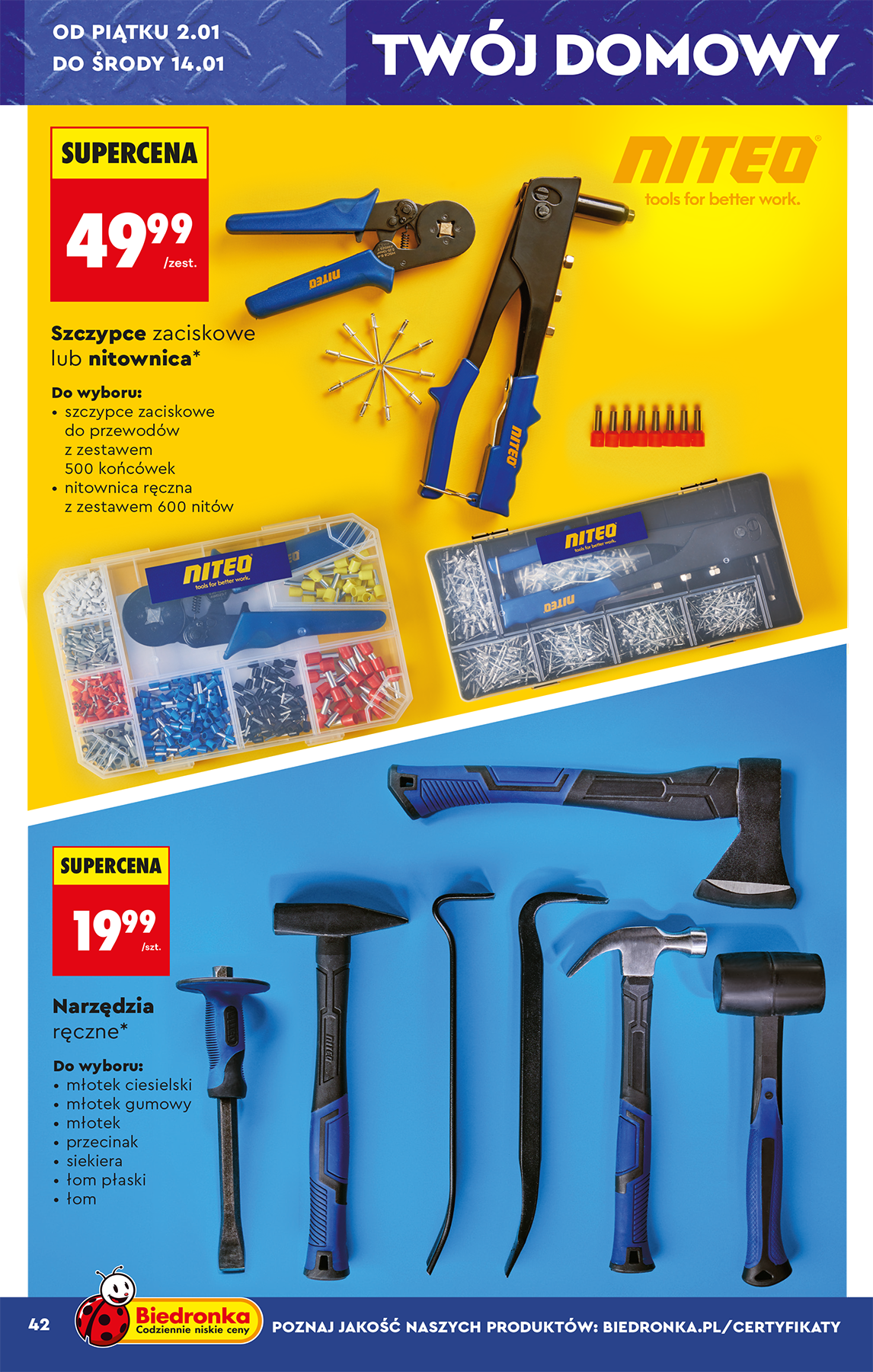 biedronka - Gazetka Biedronka - Hity i inspiracje - ważna od 29.12. do 14.01. - page: 46