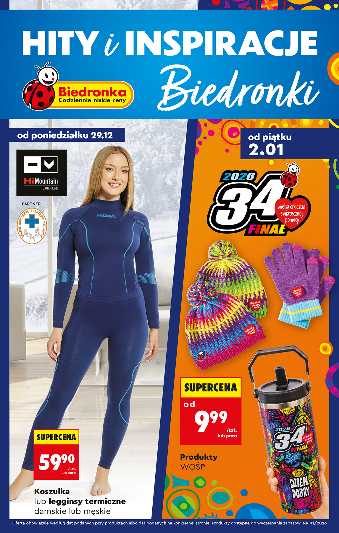 biedronka - Gazetka Biedronka - Hity i inspiracje - ważna od 29.12. do 14.01.