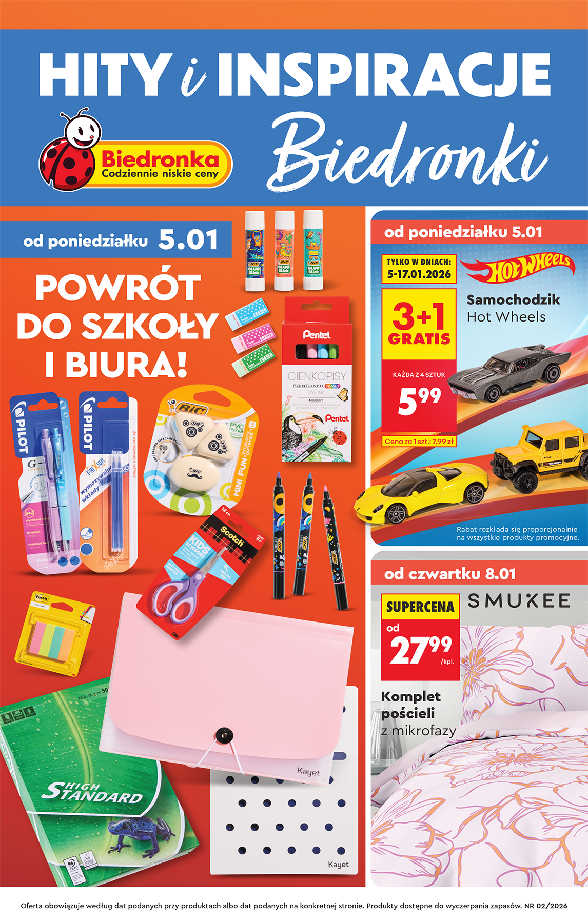 biedronka - Gazetka Biedronka - Hity i inspiracje - ważna od 05.01. do 21.01.