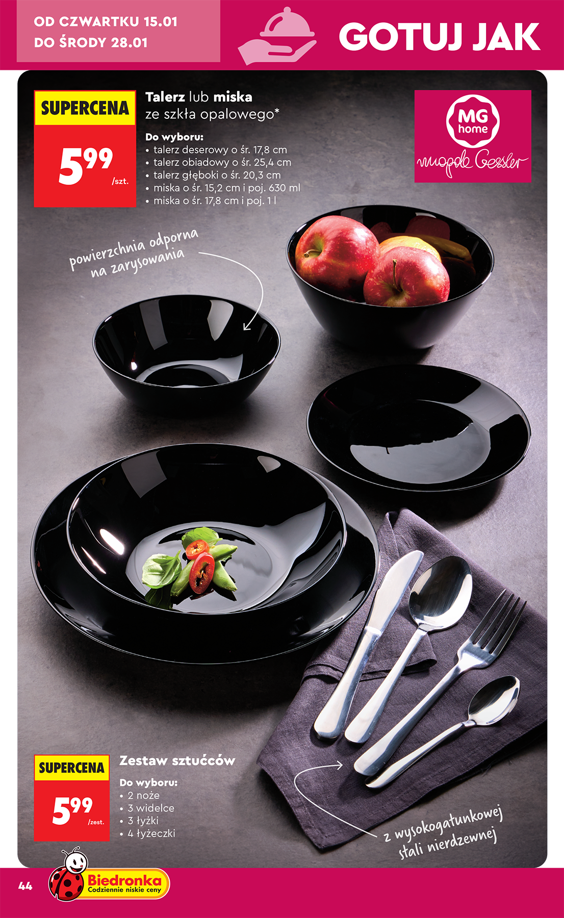 biedronka - Gazetka Biedronka - Hity i inspiracje - ważna od 10.01. do 28.01. - page: 46