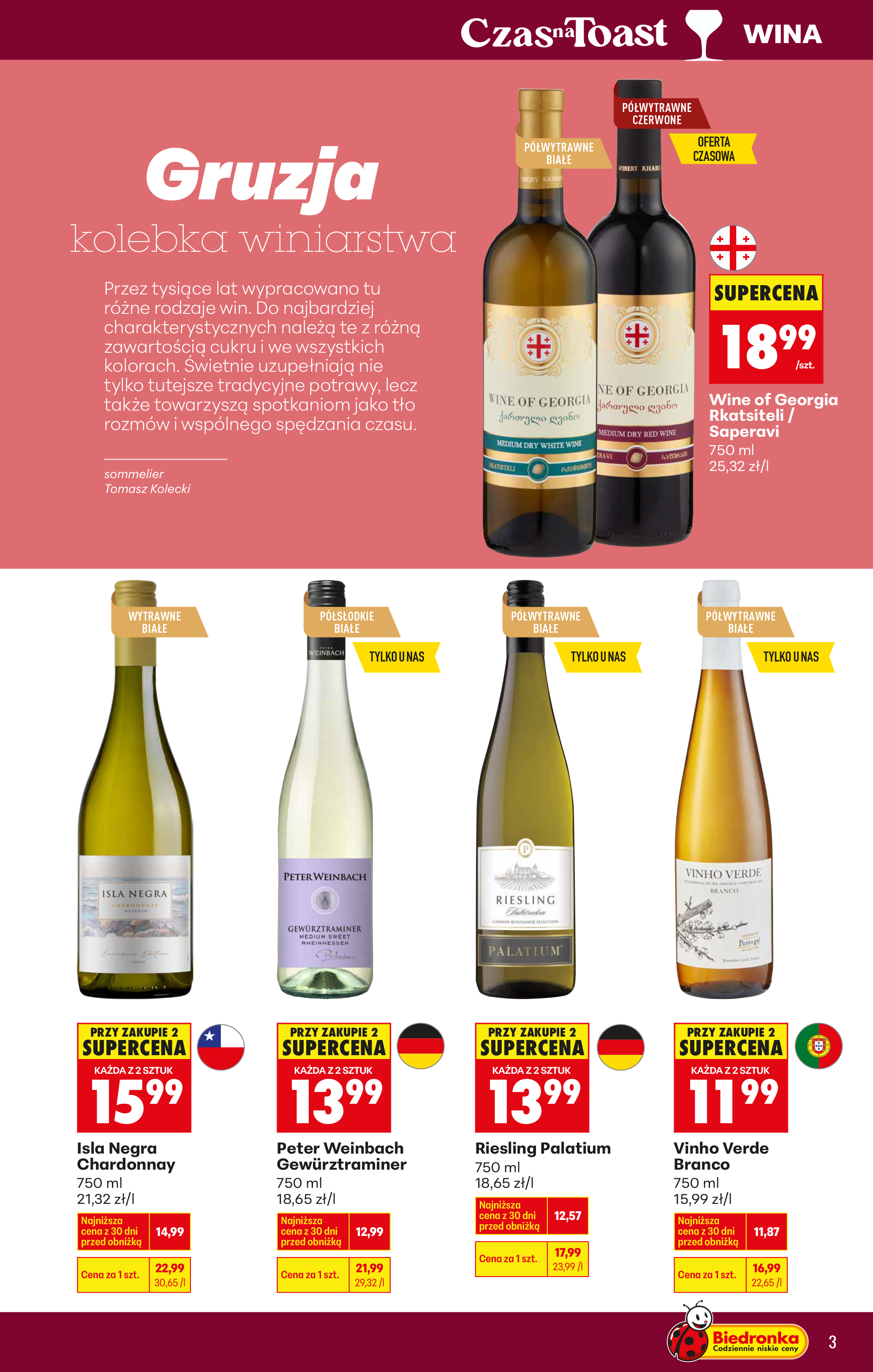 biedronka - Gazetka Biedronka - Alkohole - ważna od 12.01. do 25.01. - page: 3