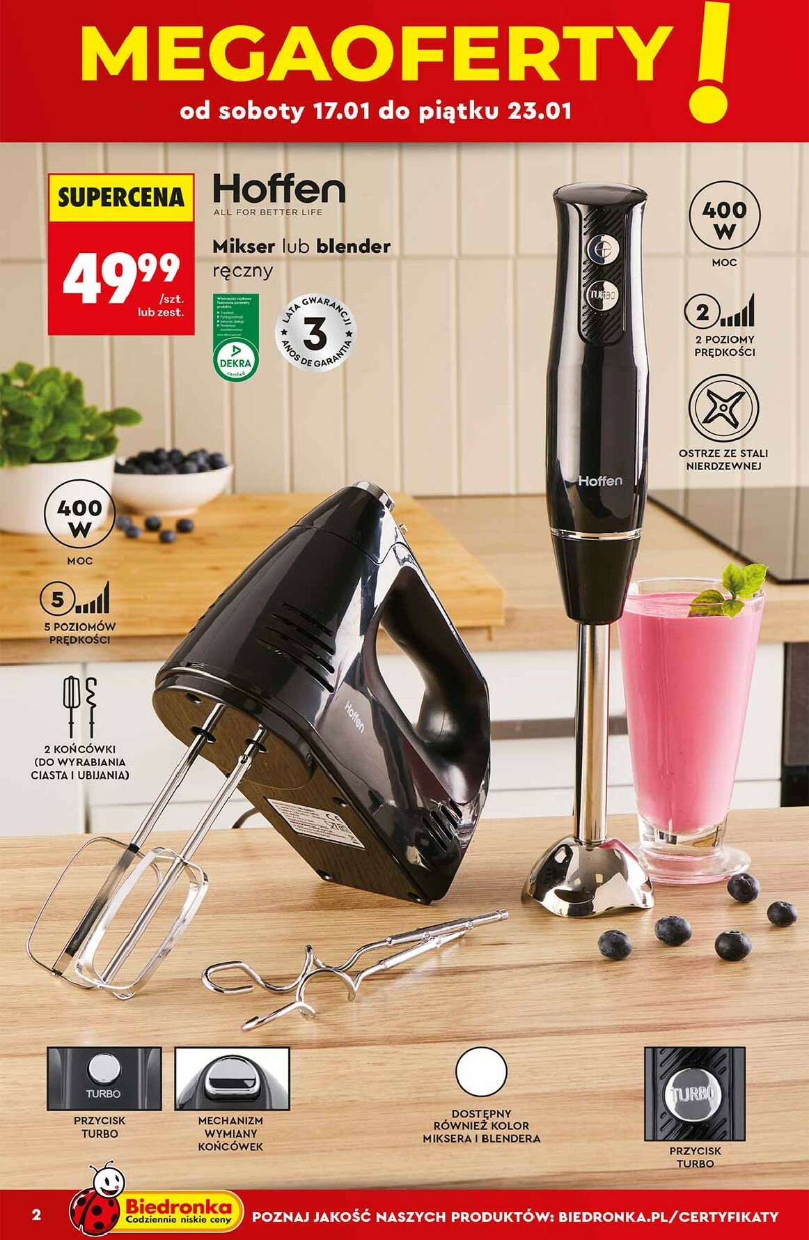 biedronka - Gazetka Biedronka - Hity i inspiracje - ważna od 17.01. do 31.01. - page: 2