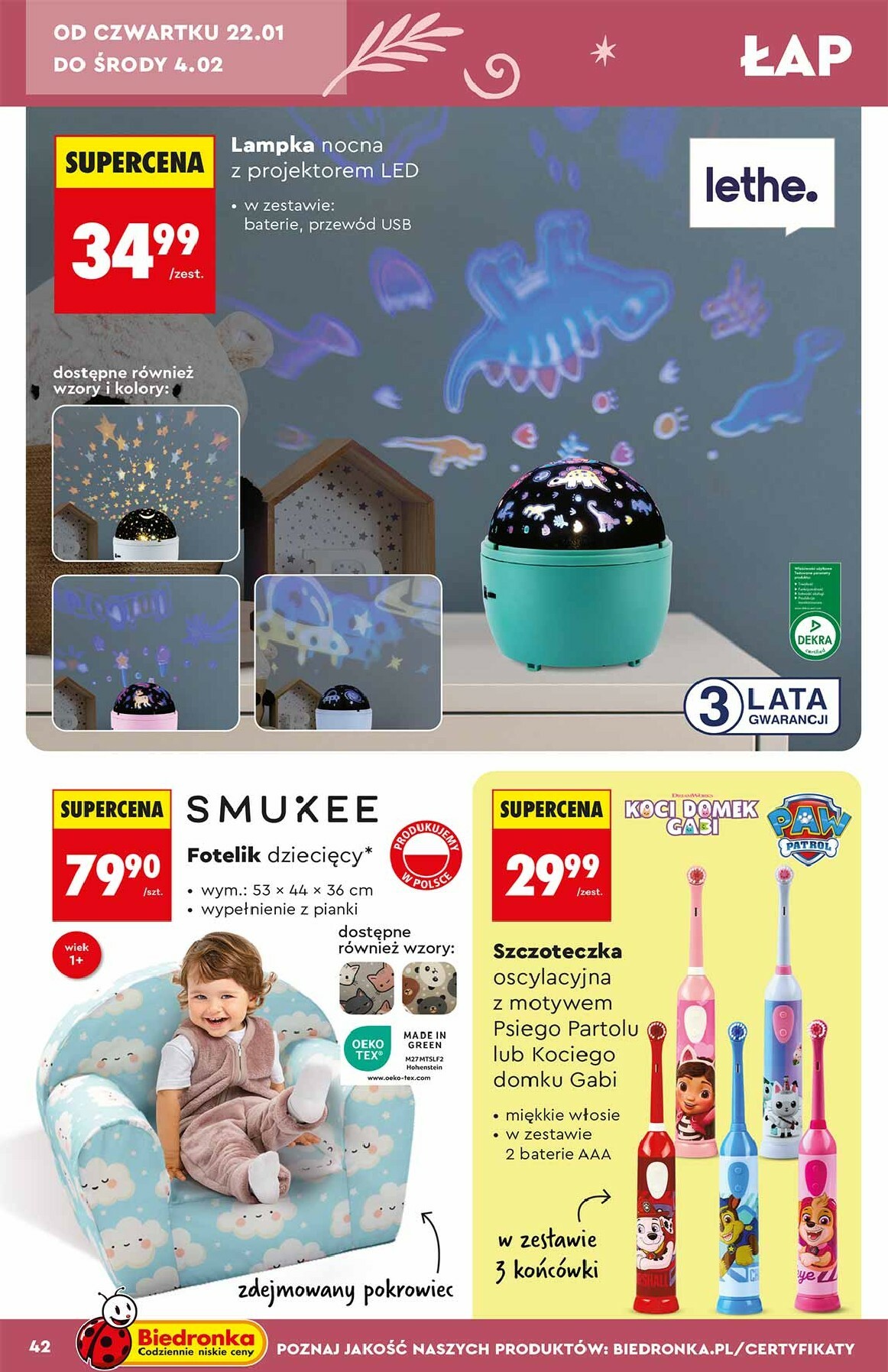 biedronka - Gazetka Biedronka - Hity i inspiracje - ważna od 17.01. do 31.01. - page: 42