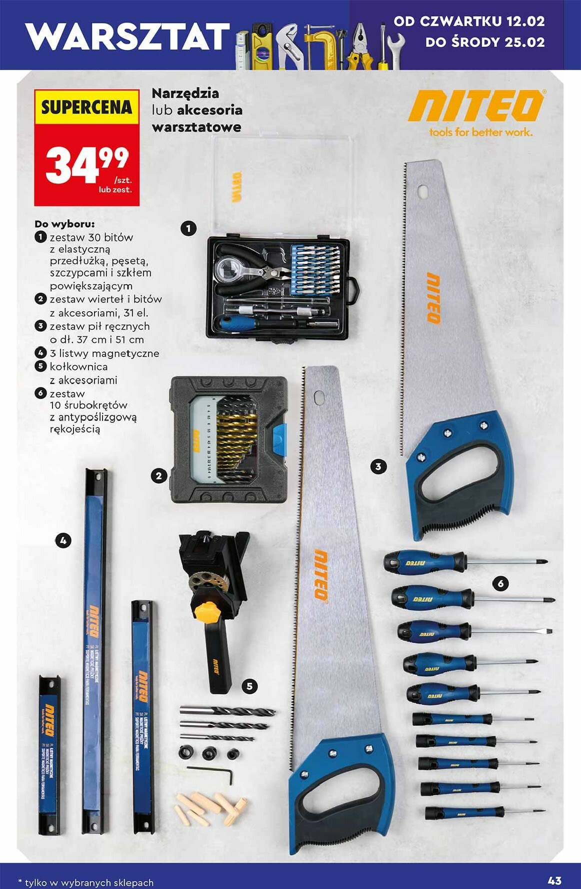 biedronka - Gazetka Biedronka - Hity i inspiracje - ważna od 07.02.2026 do 21.02.2026 - page: 43