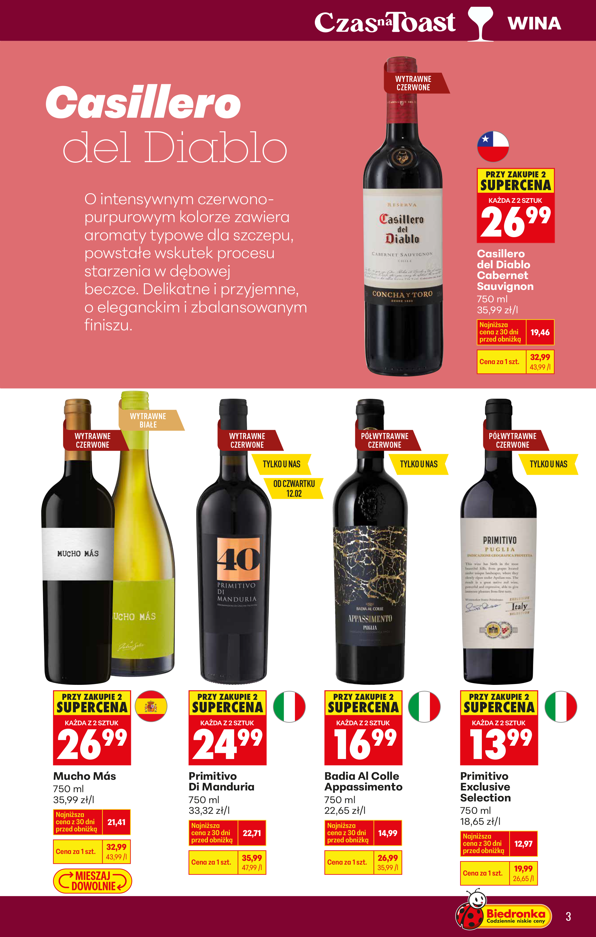 biedronka - Gazetka Biedronka - Czas na Toast - ważna od 09.02.2026 do 21.02.2026 - page: 3