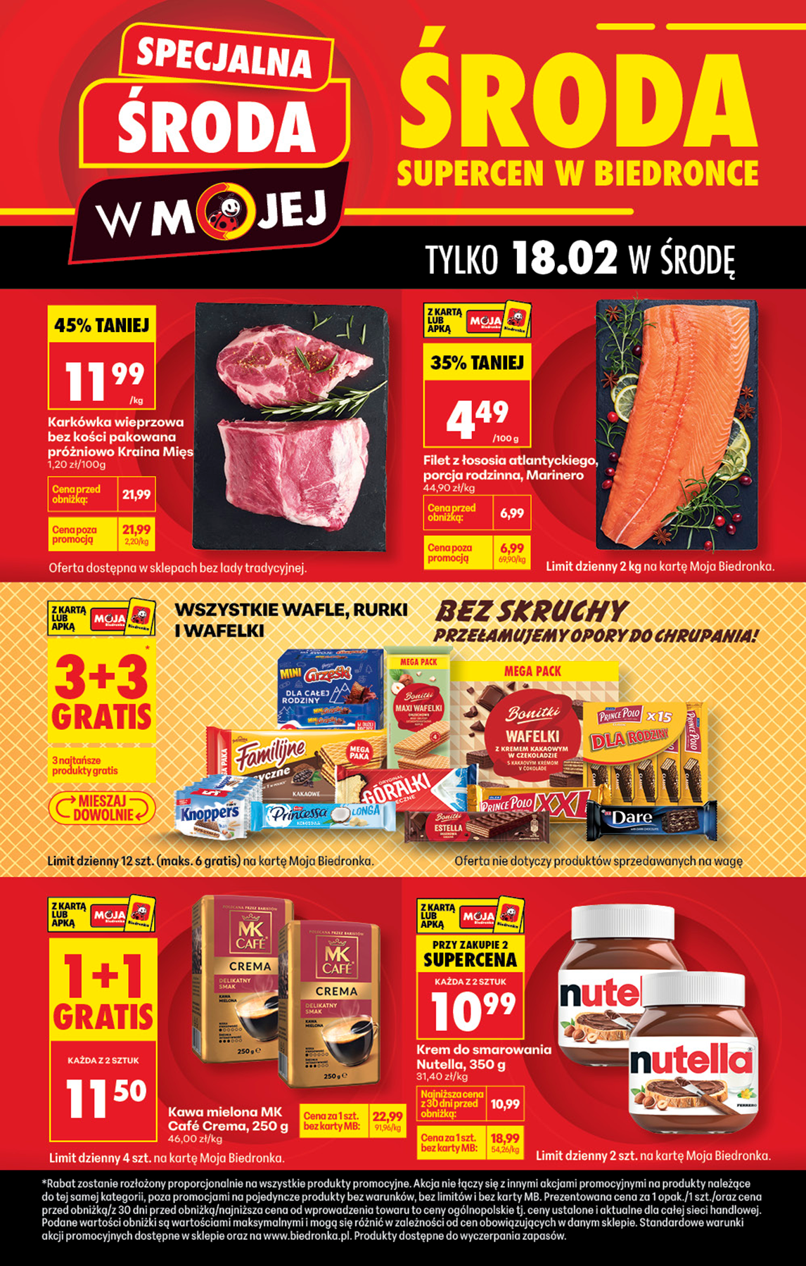 biedronka - Gazetka Biedronka - Specjalna środa - ważna od 18.02.2026 - 18.02.2026