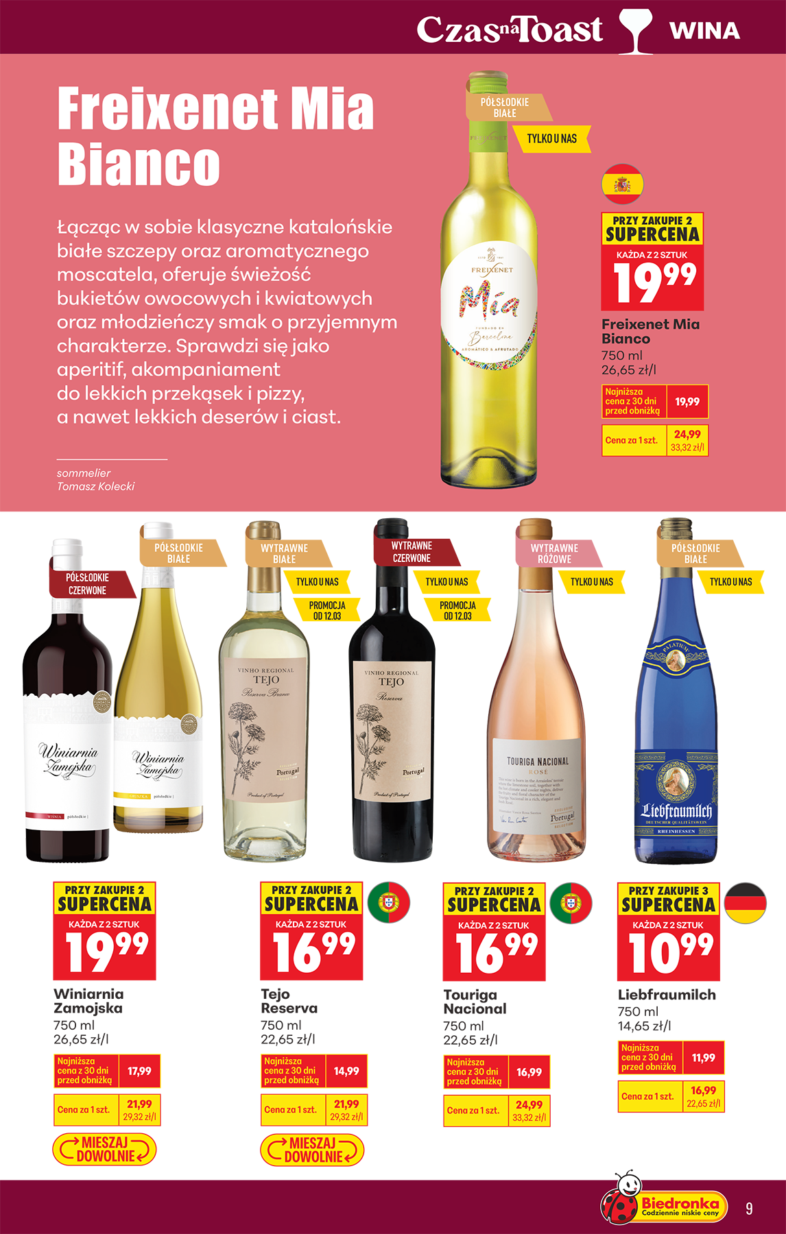 biedronka - Gazetka Biedronka - Czas na toast - ważna od 09.03.2026 do 21.03.2026 - page: 9