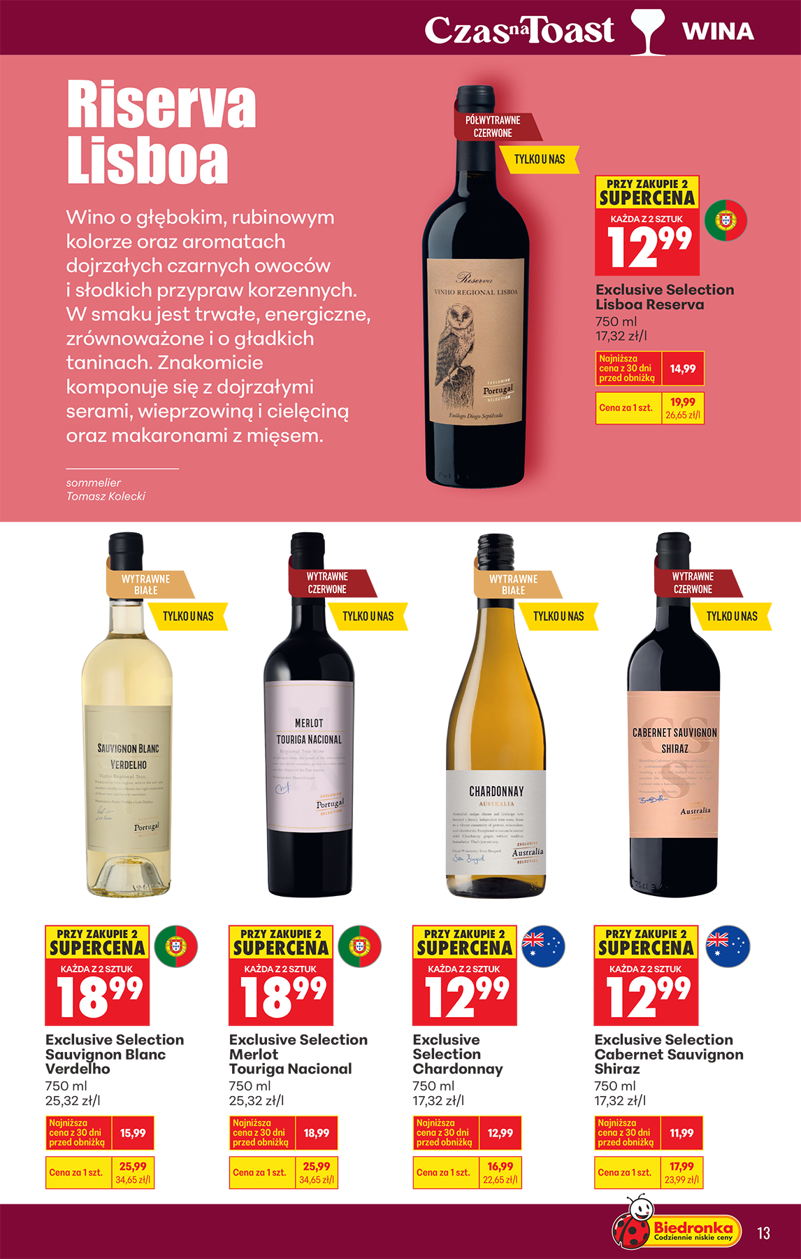 biedronka - Gazetka Biedronka - Alkohole - ważna od 23.03.2026 do 04.04.2026 - page: 13