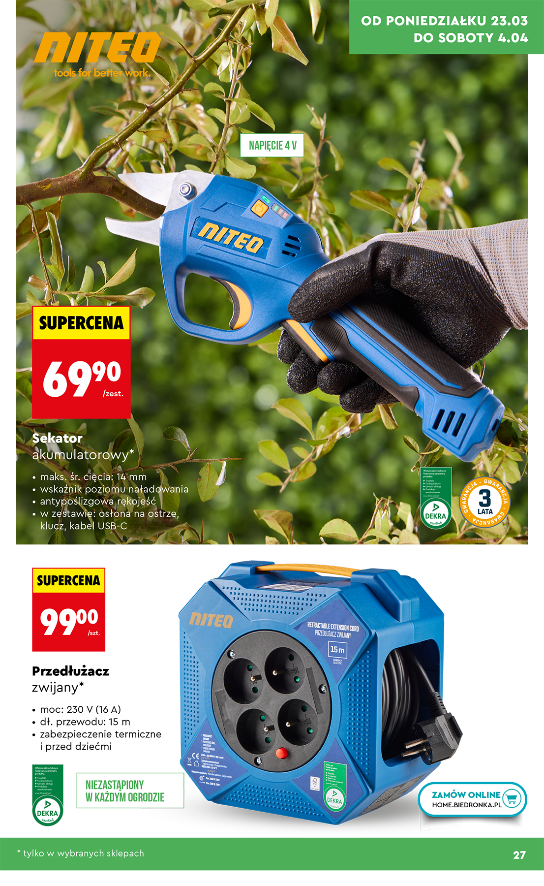 biedronka - Gazetka Biedronka - Ogród - ważna od 23.03.2026 do 04.04.2026 - page: 27