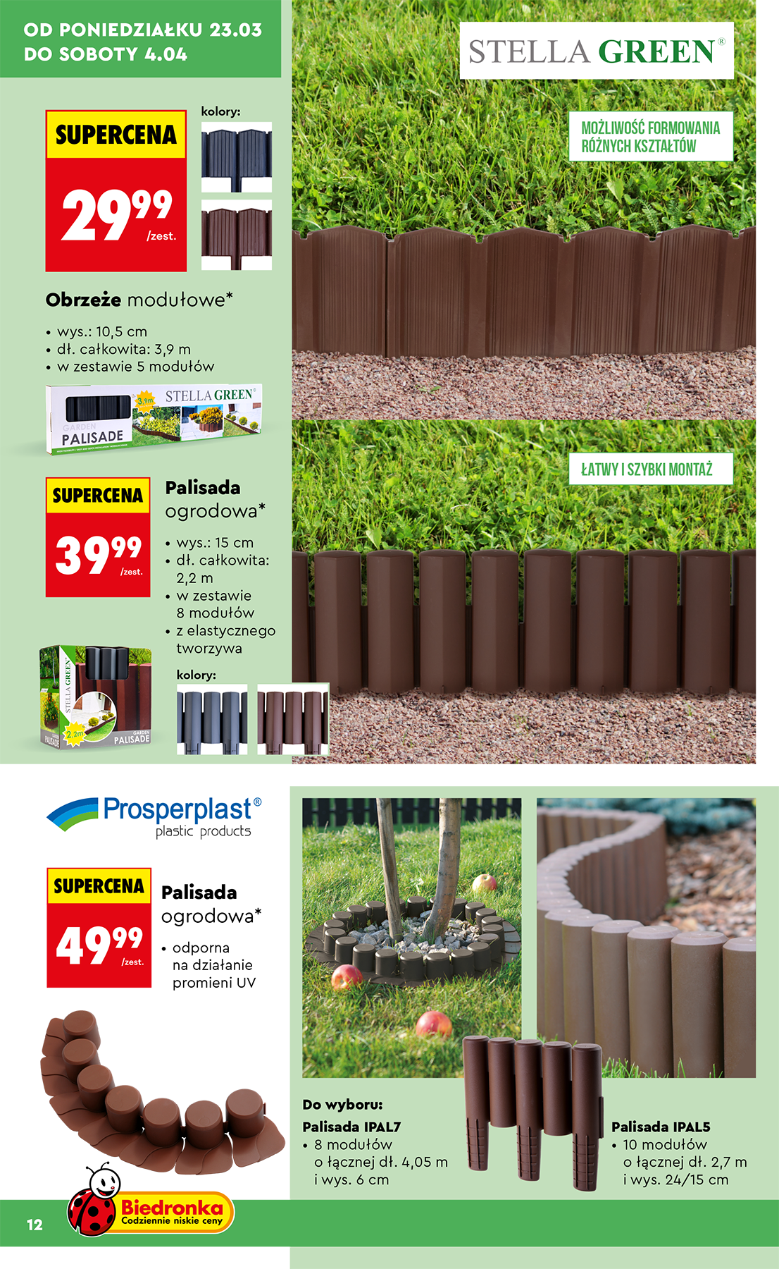 biedronka - Gazetka Biedronka - Ogród - ważna od 23.03.2026 do 04.04.2026 - page: 12