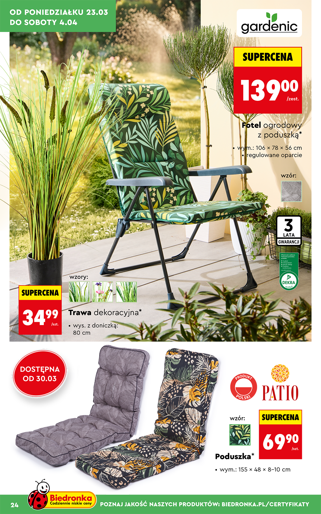 biedronka - Gazetka Biedronka - Ogród - ważna od 23.03.2026 do 04.04.2026 - page: 24