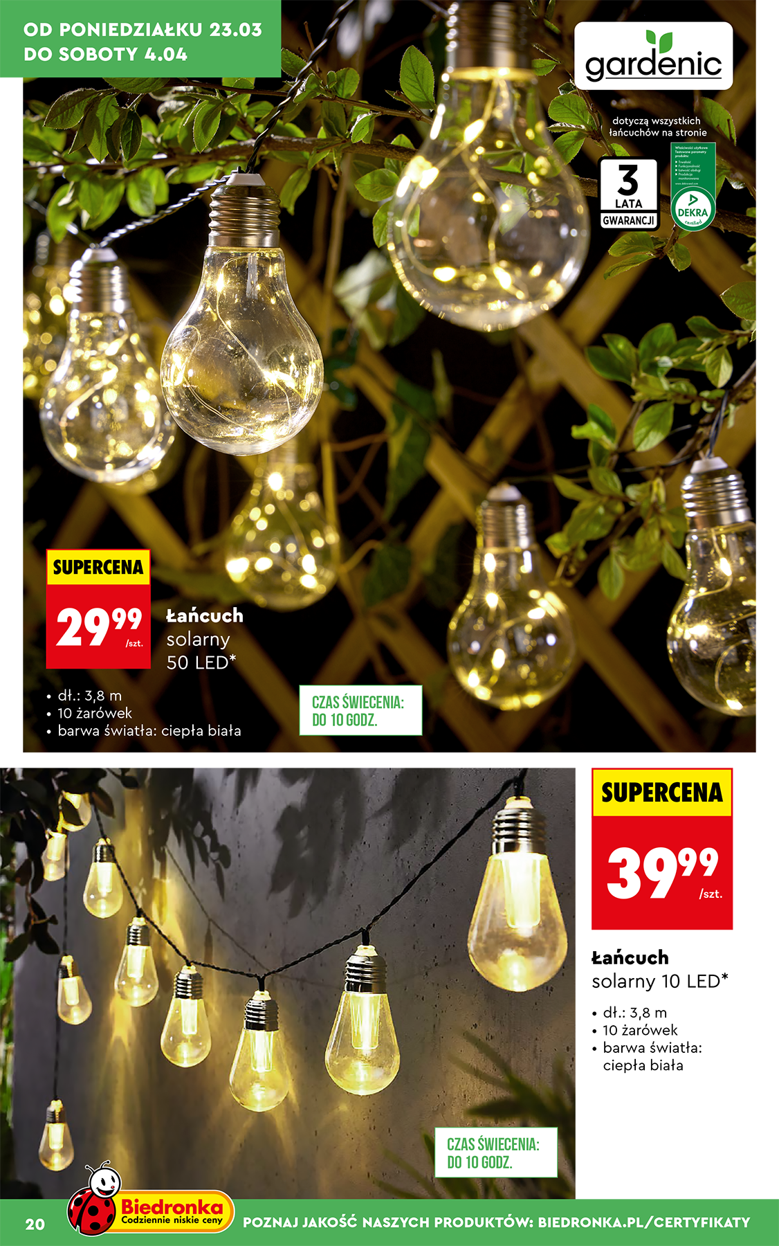 biedronka - Gazetka Biedronka - Ogród - ważna od 23.03.2026 do 04.04.2026 - page: 20