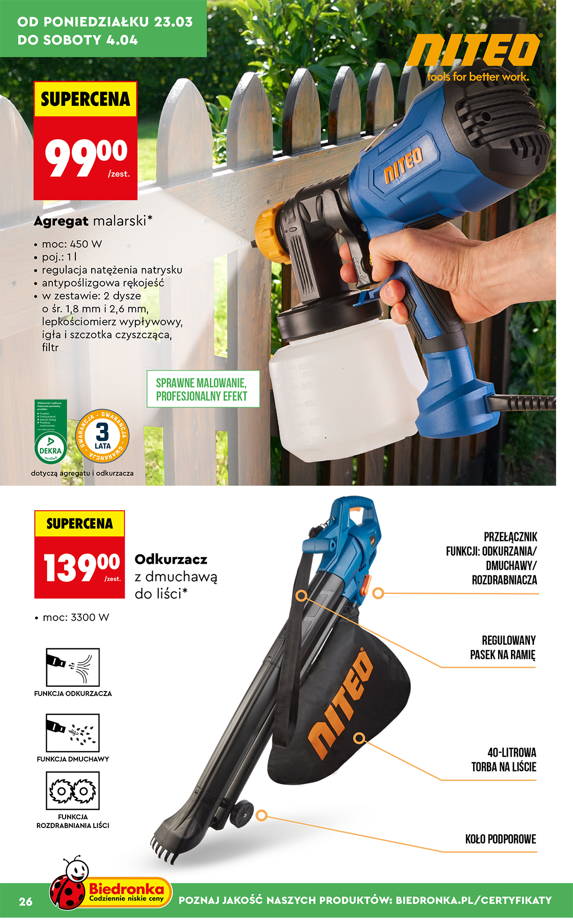 biedronka - Gazetka Biedronka - Ogród - ważna od 23.03.2026 do 04.04.2026 - page: 26