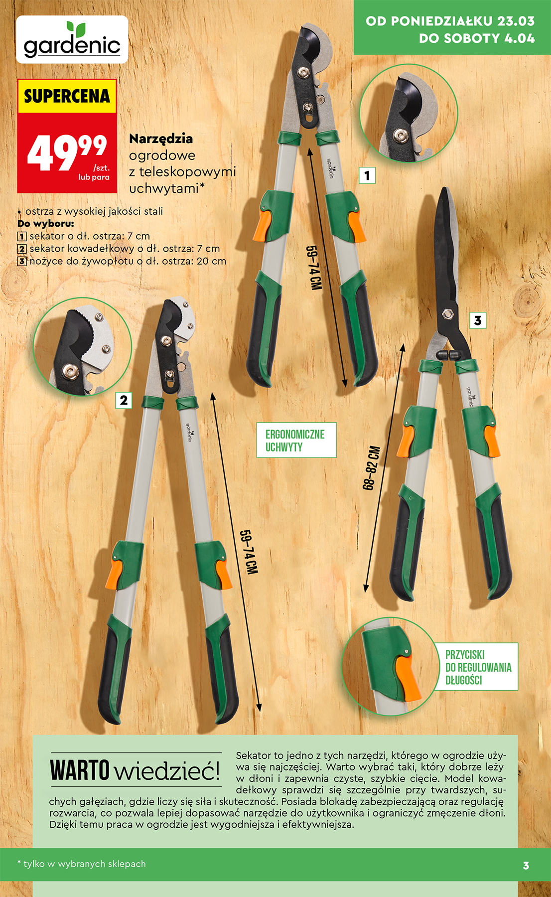 biedronka - Gazetka Biedronka - Ogród - ważna od 23.03.2026 do 04.04.2026 - page: 3