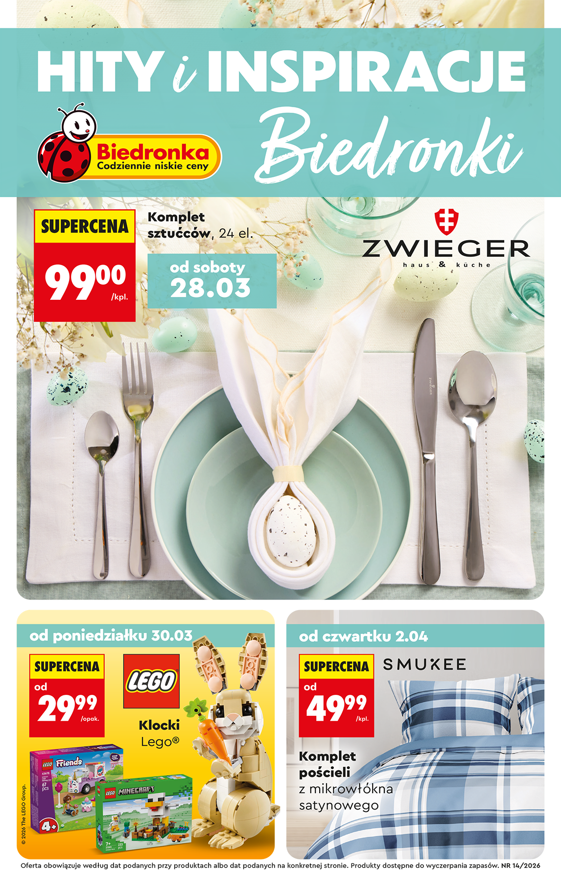 biedronka - Gazetka Biedronka - Hity i inspiracje - ważna od 28.03.2026 do 11.04.2026