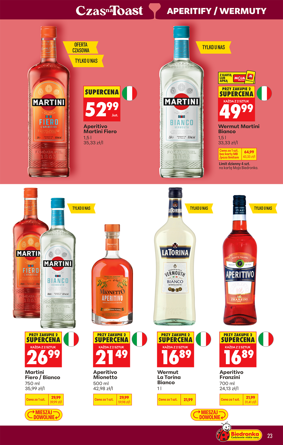 biedronka - Nowa gazetka Biedronka - Alkohole ważna od 20.04.2026 do 02.05.2026 - page: 23