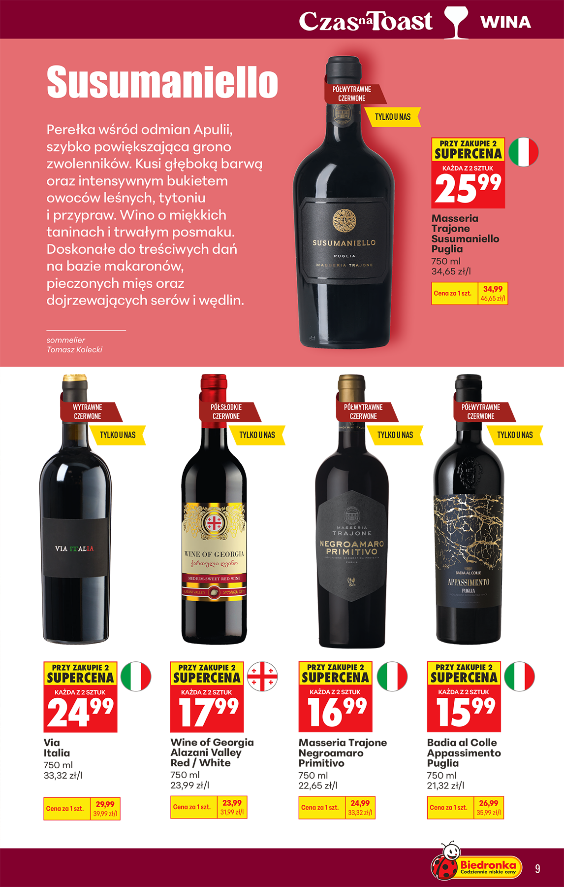 biedronka - Nowa gazetka Biedronka - Alkohole ważna od 20.04.2026 do 02.05.2026 - page: 9