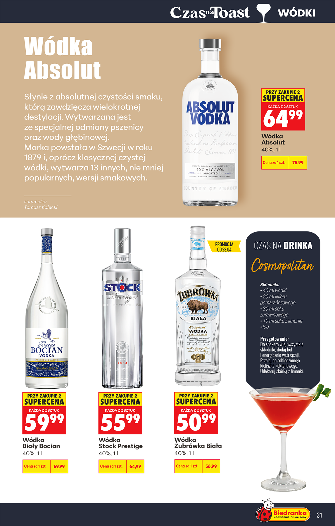 biedronka - Nowa gazetka Biedronka - Alkohole ważna od 20.04.2026 do 02.05.2026 - page: 31