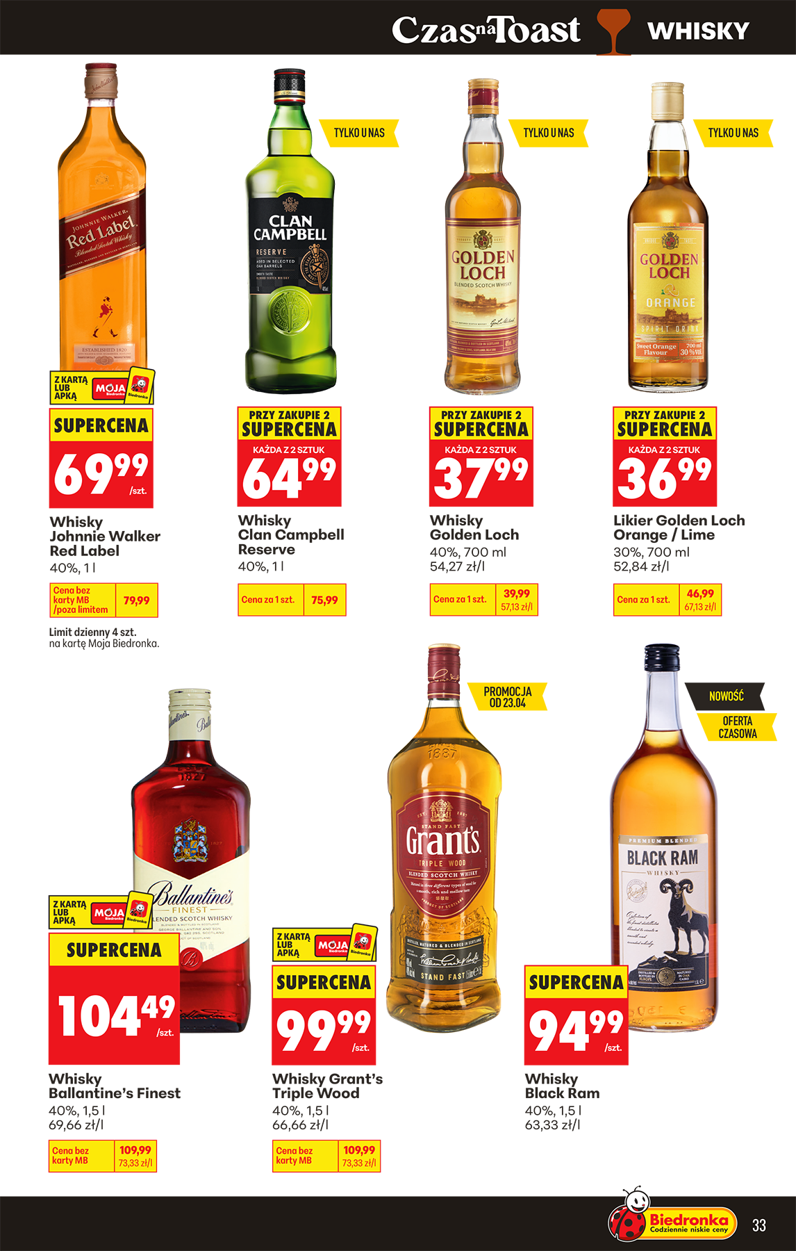 biedronka - Nowa gazetka Biedronka - Alkohole ważna od 20.04.2026 do 02.05.2026 - page: 33