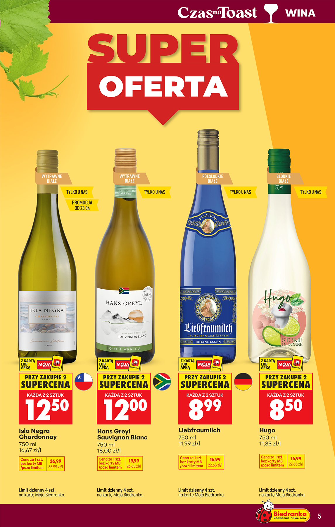 biedronka - Nowa gazetka Biedronka - Alkohole ważna od 20.04.2026 do 02.05.2026 - page: 5