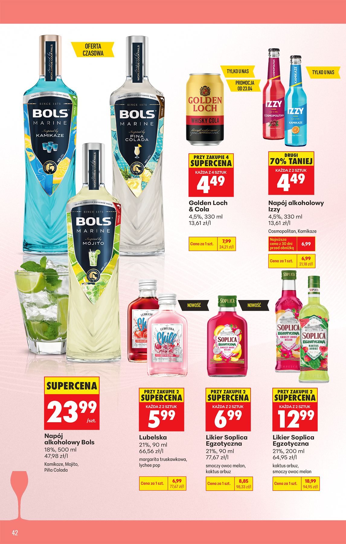 biedronka - Nowa gazetka Biedronka - Alkohole ważna od 20.04.2026 do 02.05.2026 - page: 42