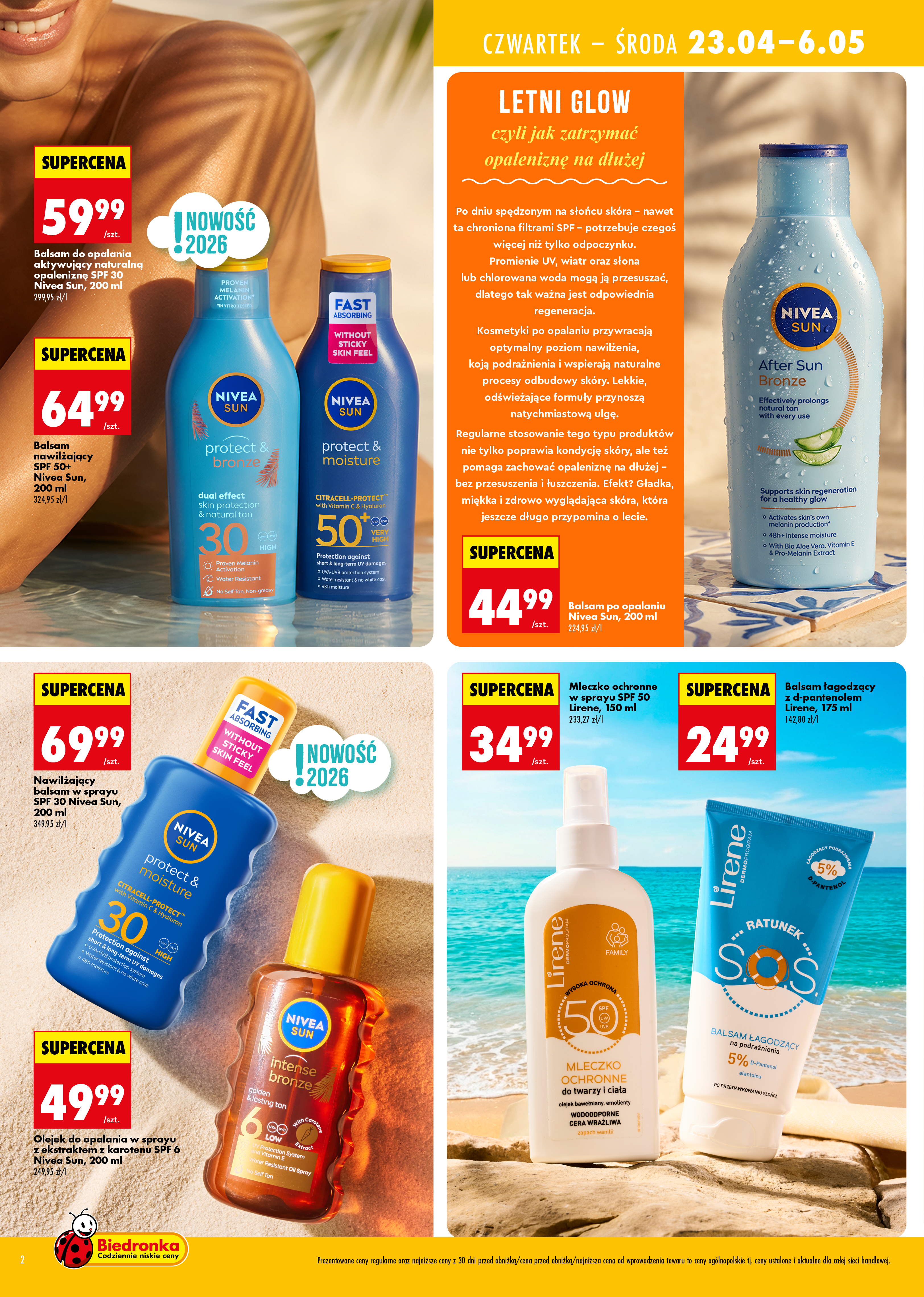 biedronka - Aktualna gazetka Biedronka - Najlepsze pod słońcem ważna od 23.04.2026 do 06.05.2026 - page: 2