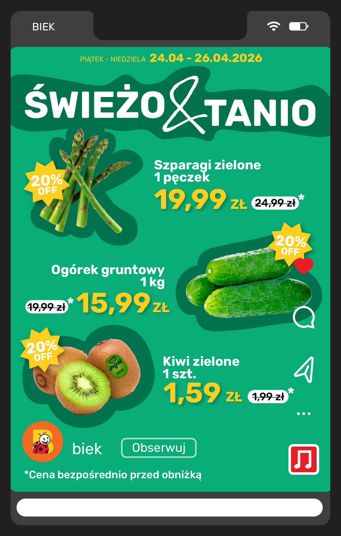 biedronka - Aktualna gazetka Biedronka - Express ważna od 24.04.2026 do 26.04.2026 - page: 9