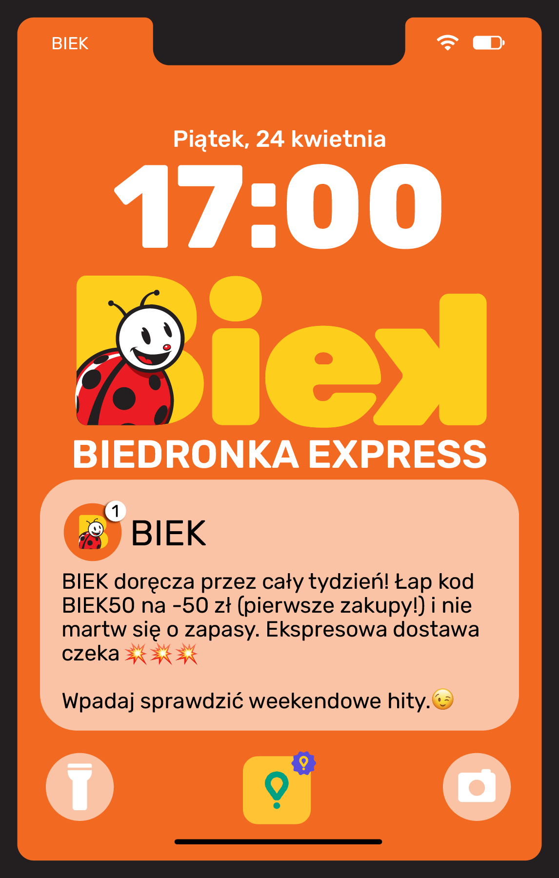 biedronka - Aktualna gazetka Biedronka - Express ważna od 24.04.2026 do 26.04.2026 - page: 1