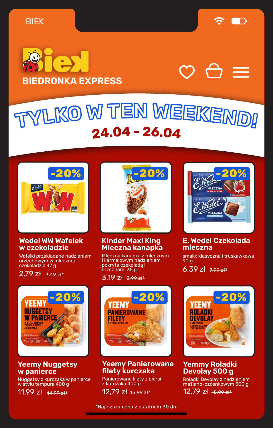 biedronka - Aktualna gazetka Biedronka - Express ważna od 24.04.2026 do 26.04.2026 - page: 6