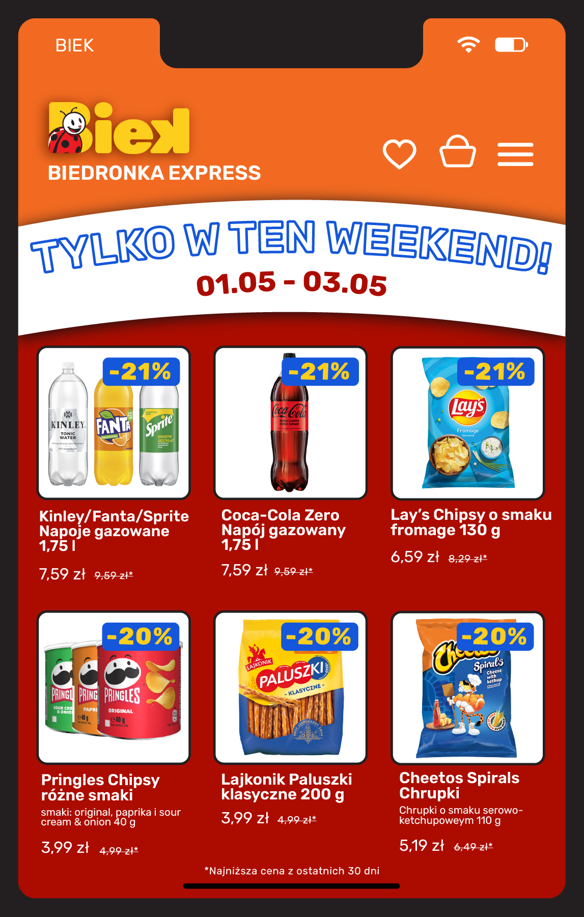 biedronka - Aktualna gazetka Biedronka - Biek ważna od 01.05.2026 do 03.05.2026 - page: 7