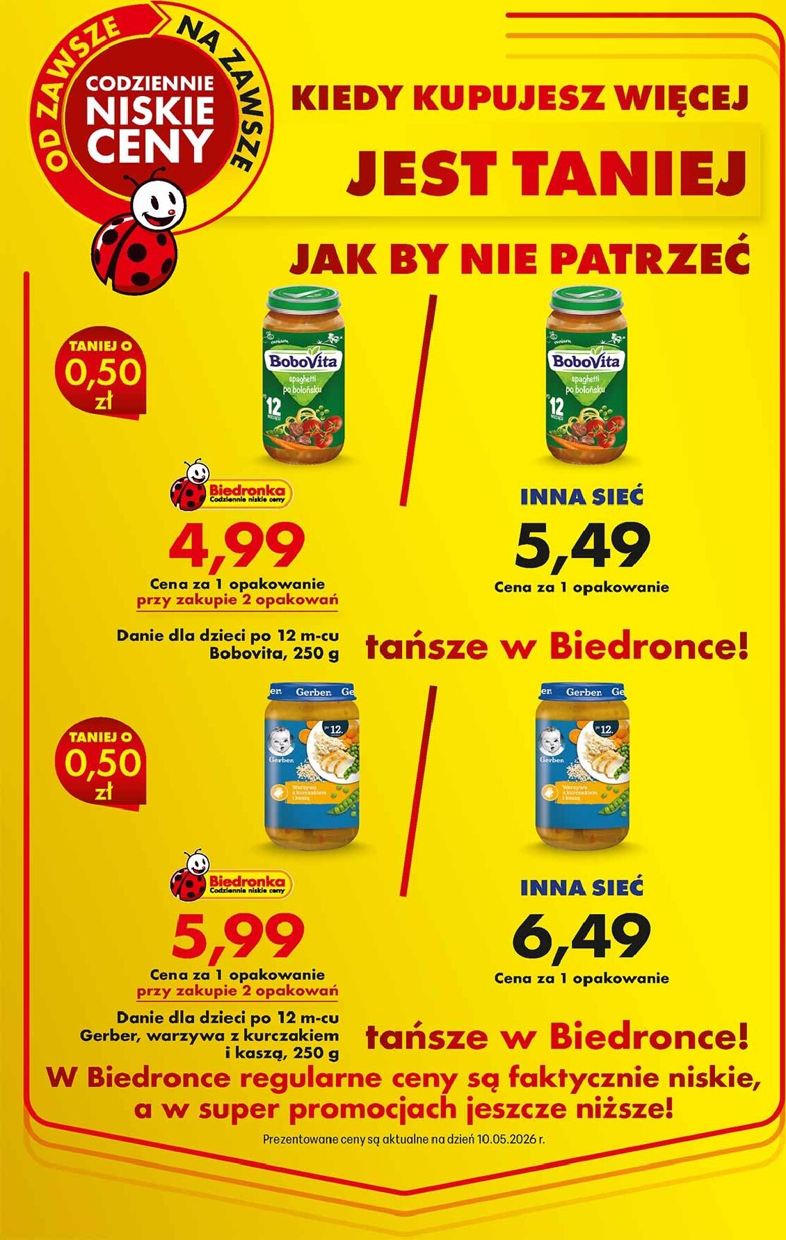 biedronka - Aktualna gazetka Biedronka - Gdy kupujesz więcej, jest taniej ważna od 11.05.2026 do 16.05.2026 - page: 4
