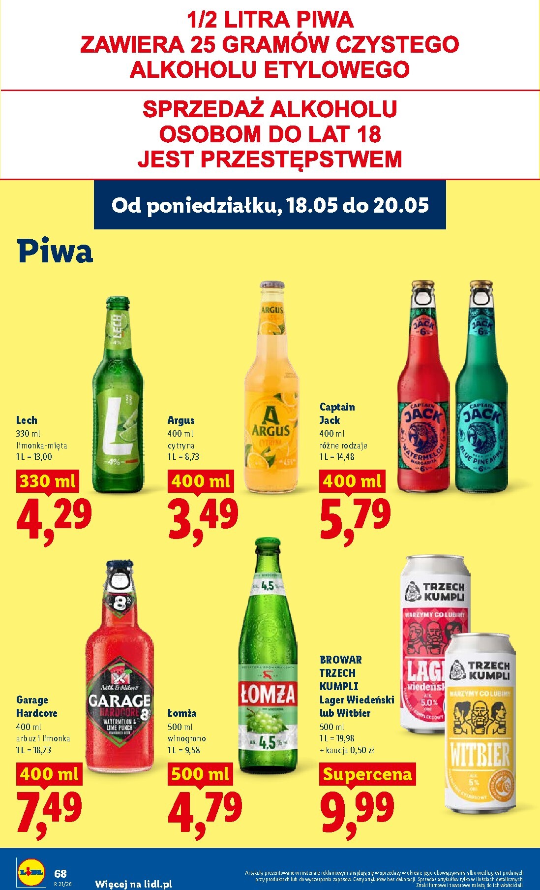 lidl - Nowa gazetka Lidl ważna od 18.05.2026 do 20.05.2026 - page: 70