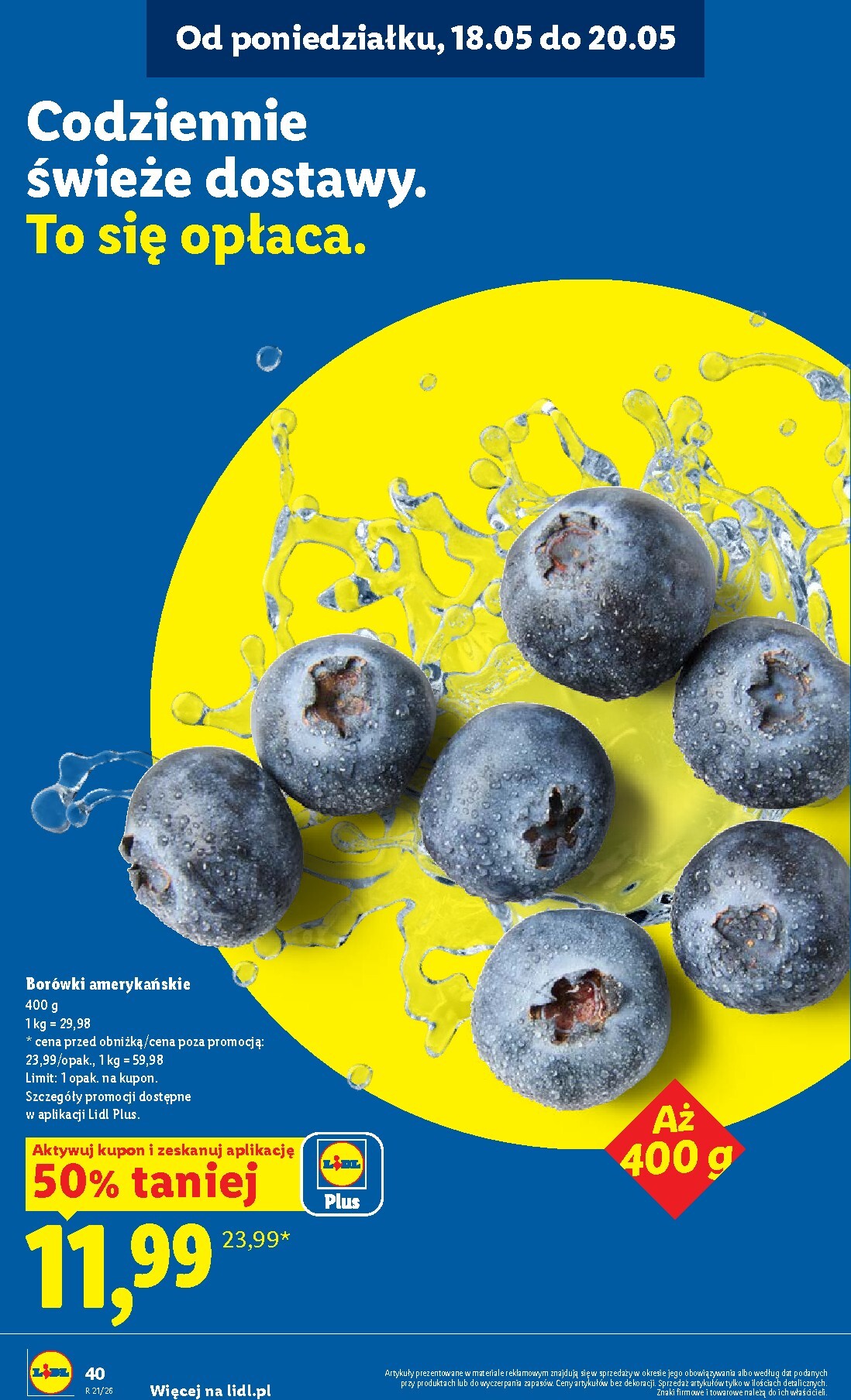 lidl - Nowa gazetka Lidl ważna od 18.05.2026 do 20.05.2026 - page: 40