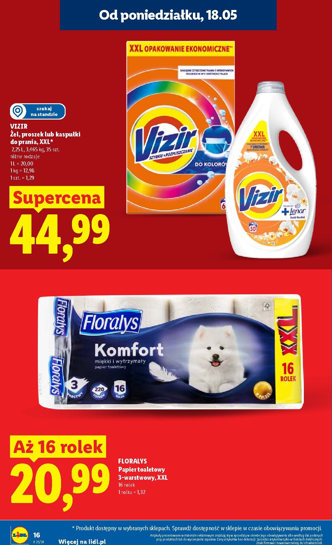 lidl - Nowa gazetka Lidl ważna od 18.05.2026 do 20.05.2026 - page: 16