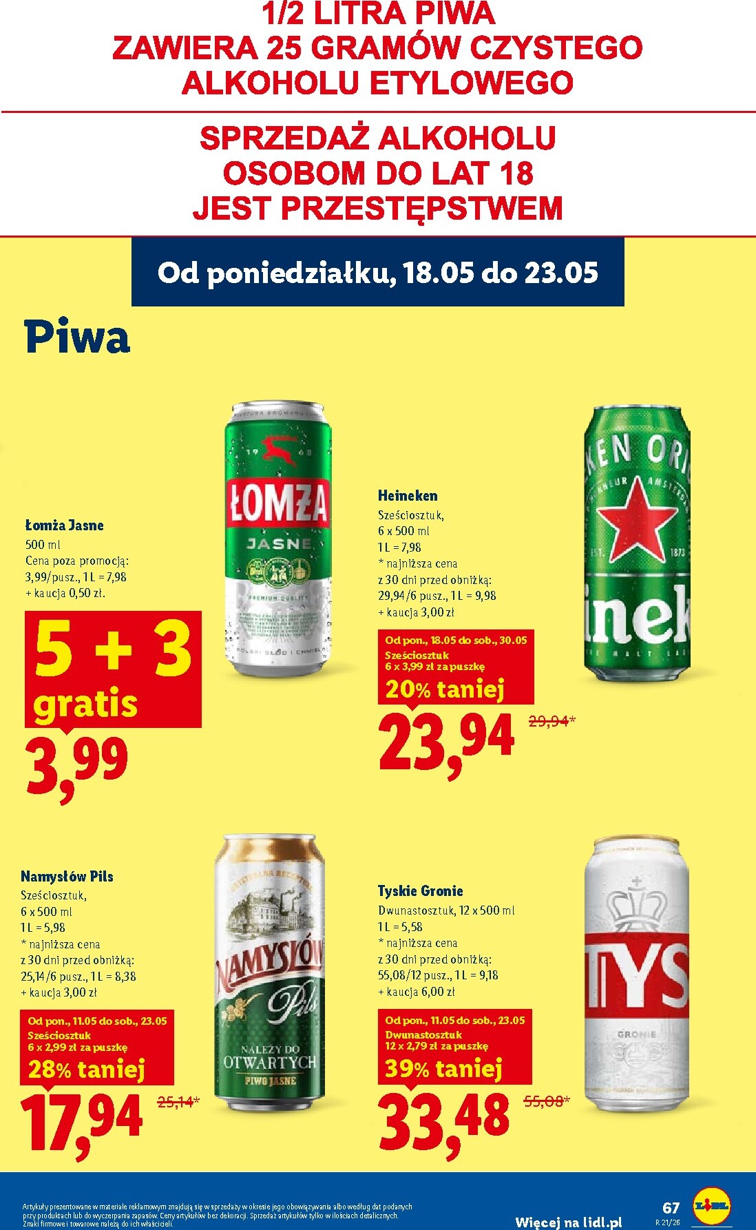 lidl - Nowa gazetka Lidl ważna od 18.05.2026 do 20.05.2026 - page: 69