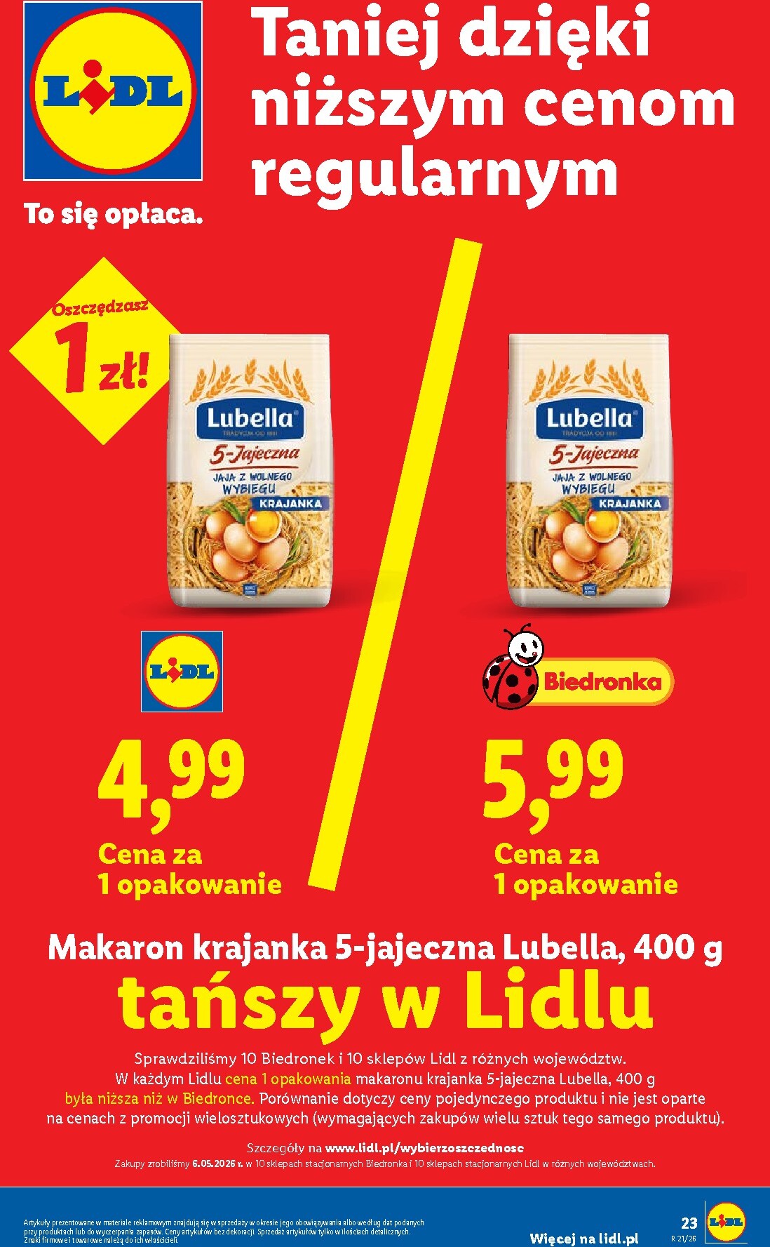 lidl - Nowa gazetka Lidl ważna od 21.05.2026 do 23.05.2026 - page: 23