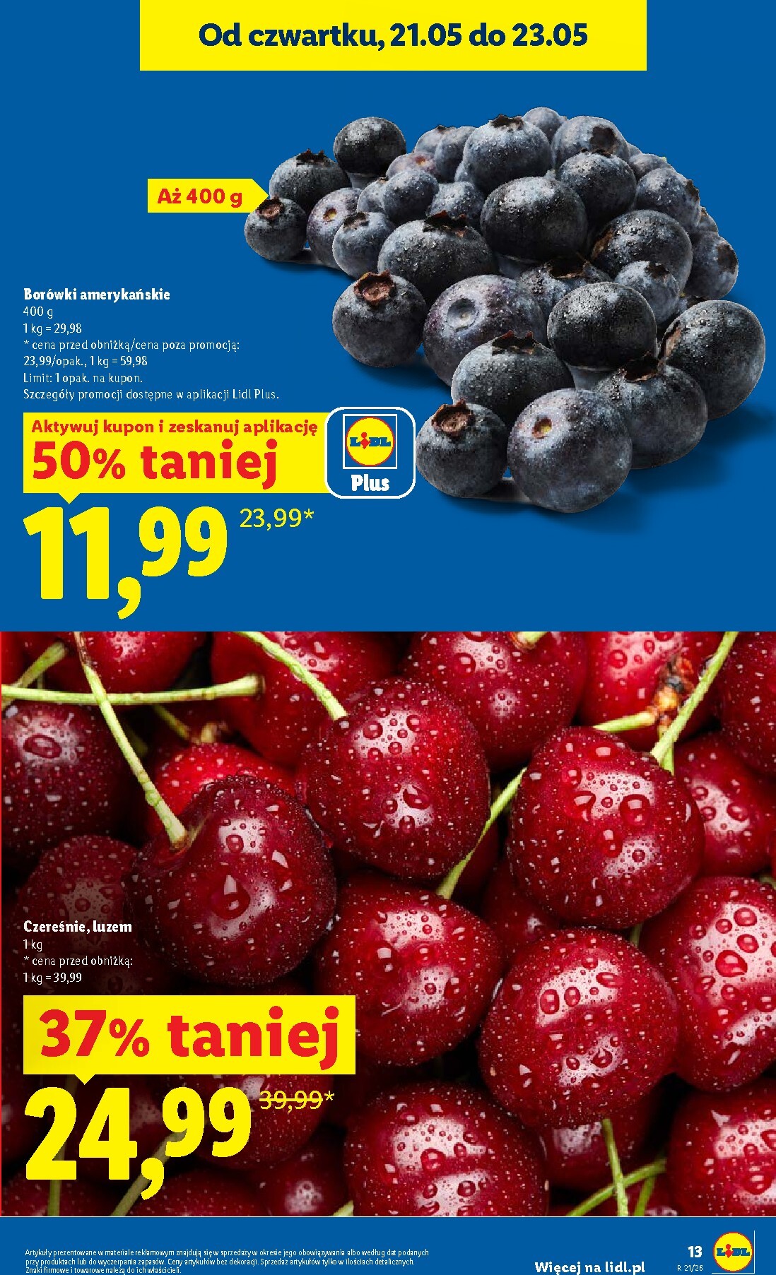 lidl - Aktualna gazetka Lidl ważna od 21.05.2026 do 23.05.2026 - page: 13