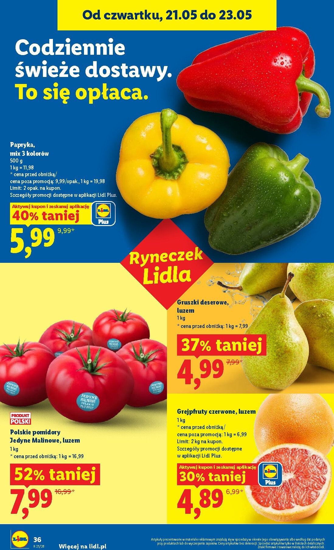 lidl - Aktualna gazetka Lidl ważna od 21.05.2026 do 23.05.2026 - page: 36