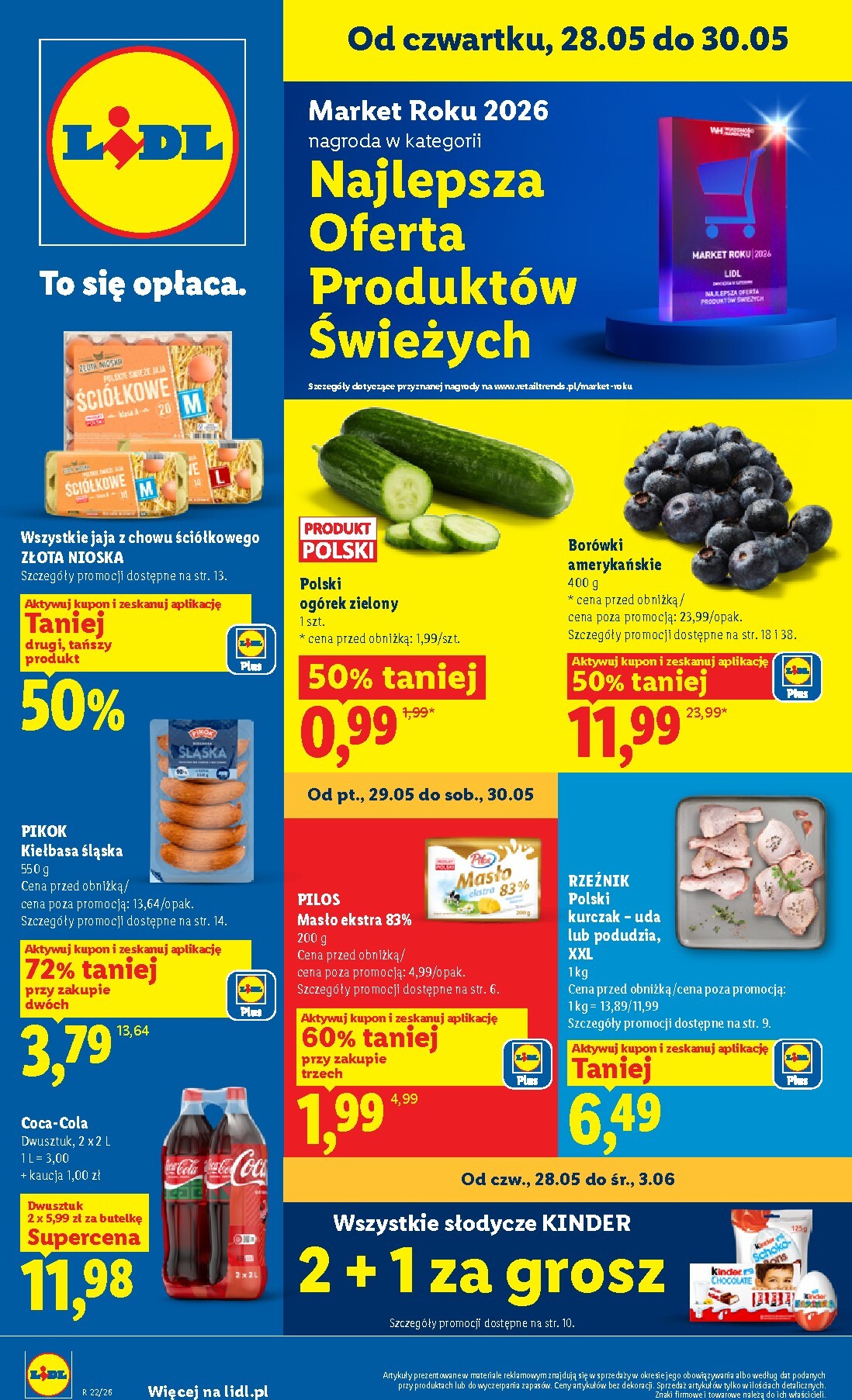 lidl - Nowa gazetka Lidl - Gazetka ważna od 28.05 do 30.05 ważna od 28.05.2026 do 30.05.2026 - page: 1