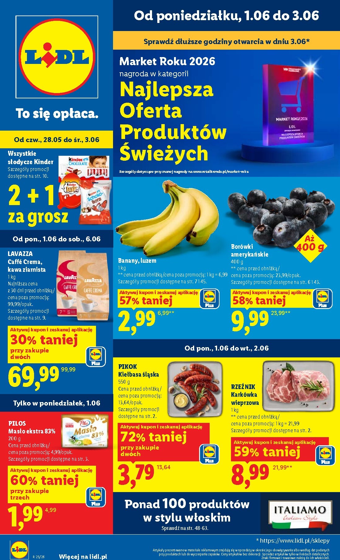 lidl - Nowa gazetka Lidl ważna od 01.06.2026 do 03.06.2026 - page: 1