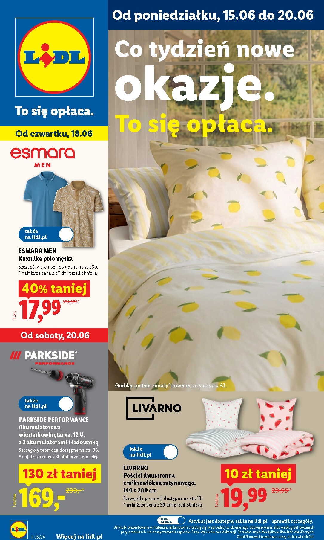 lidl - Nowa gazetka Lidl - Katalog ważny od 15.06 ważna od 15.06.2026 do 20.06.2026