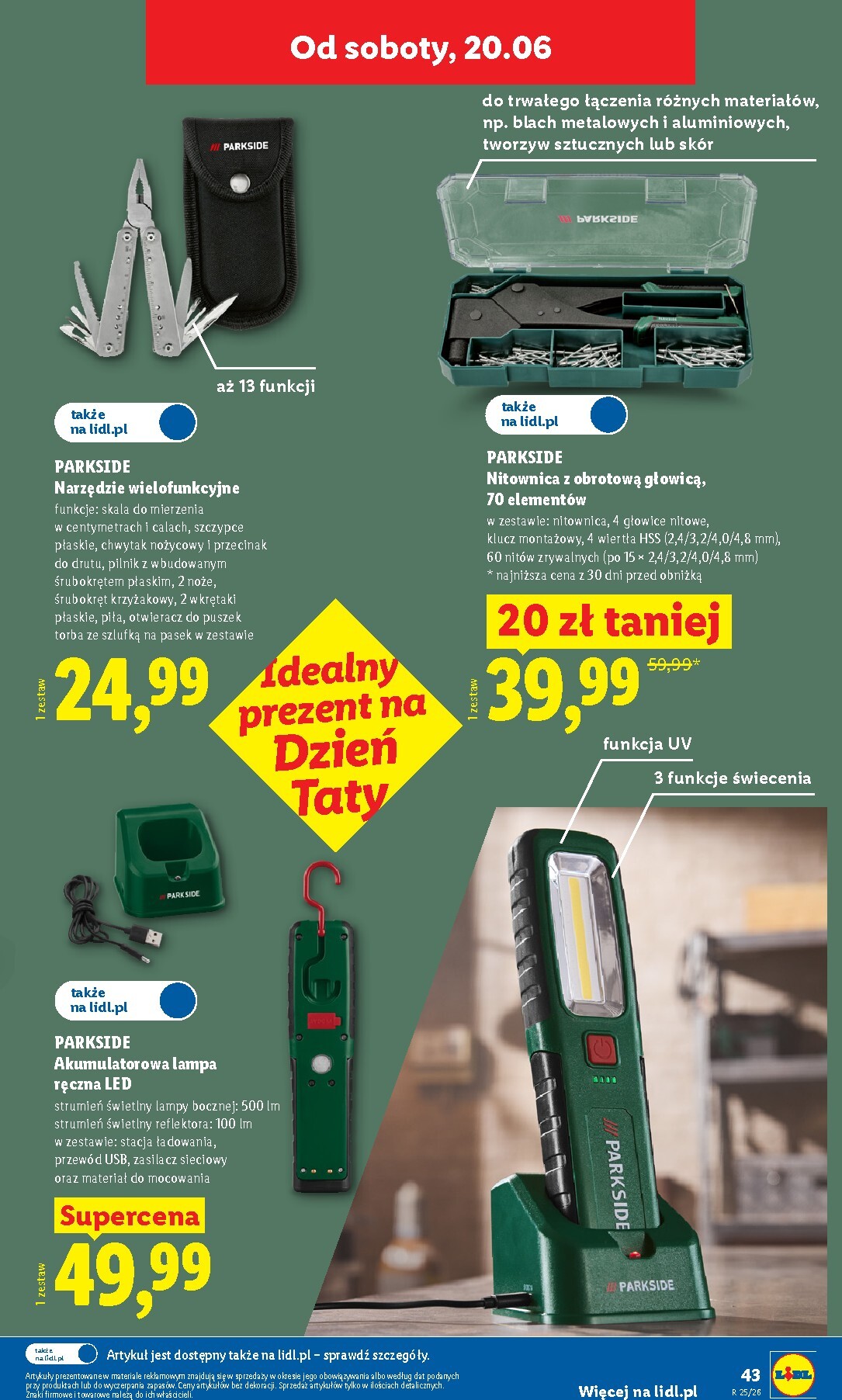lidl - Nowa gazetka Lidl - Katalog ważny od 15.06 ważna od 15.06.2026 do 20.06.2026 - page: 49
